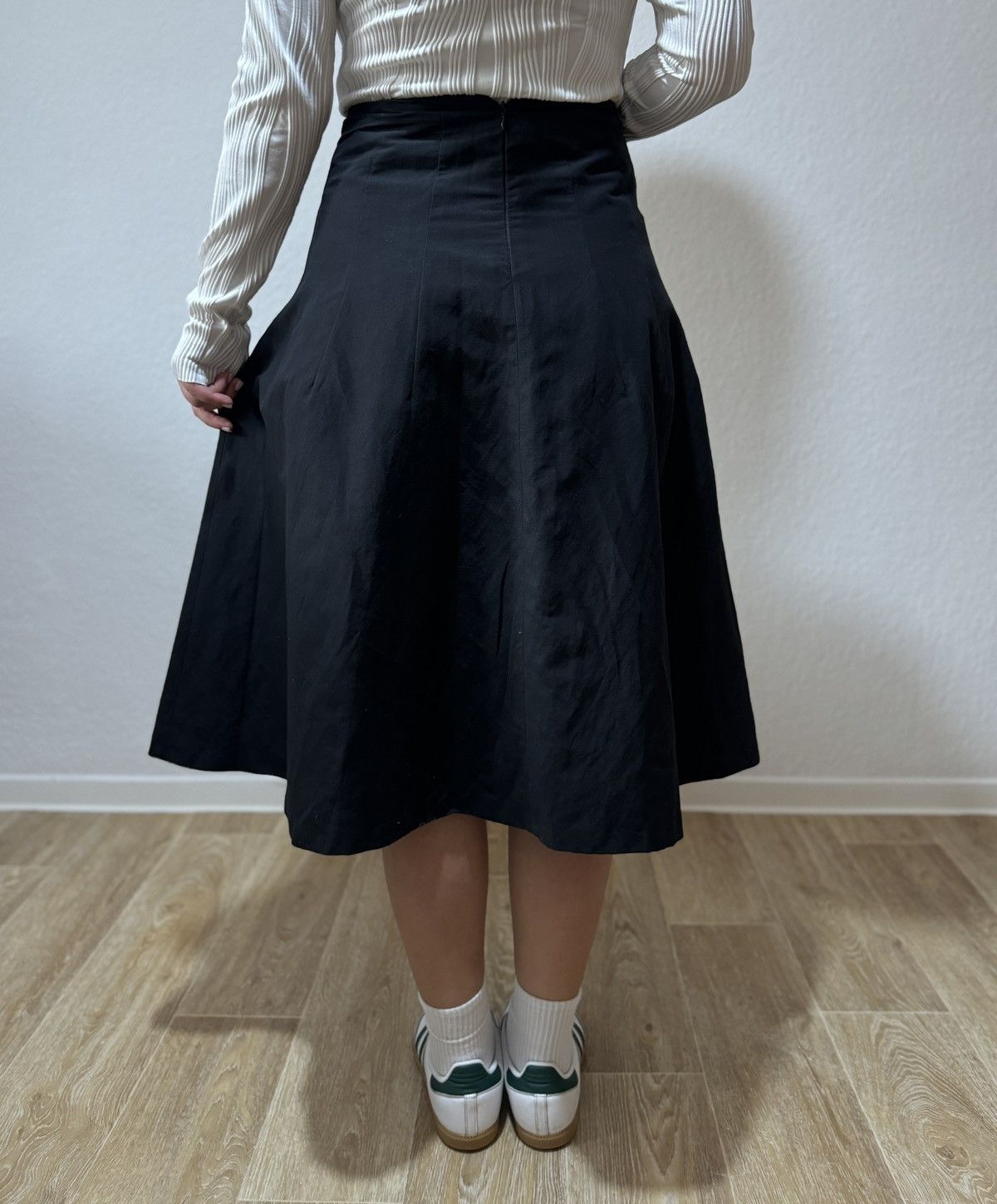 Designer × Dries Van Noten ARCHIVE DRIES VAN NOTEN CARKAS FRAME MAXI BLACK SKIRT SIZE42 Size 28" / US 6 / IT 42 - 6 Thumbnail