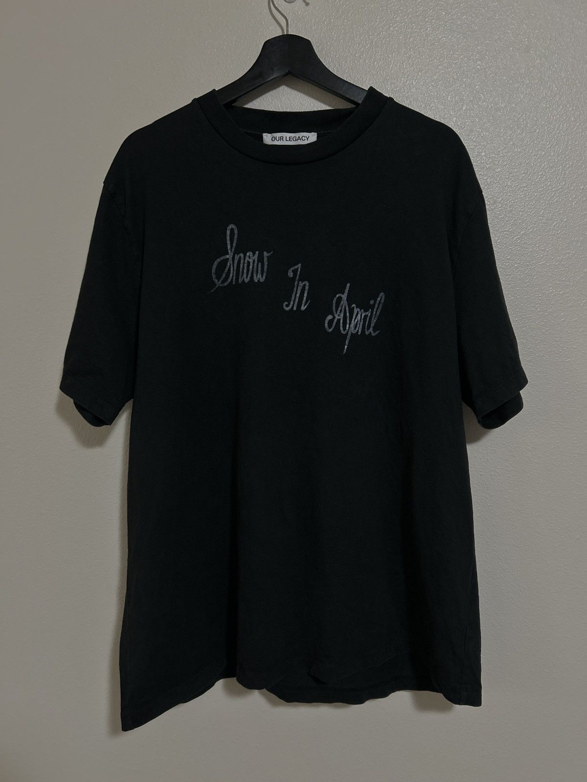 Our Legacy Our Legacy Box T-Shirt Ronja Print Black Size US XL / EU 56 / 4 - 1 Thumbnail