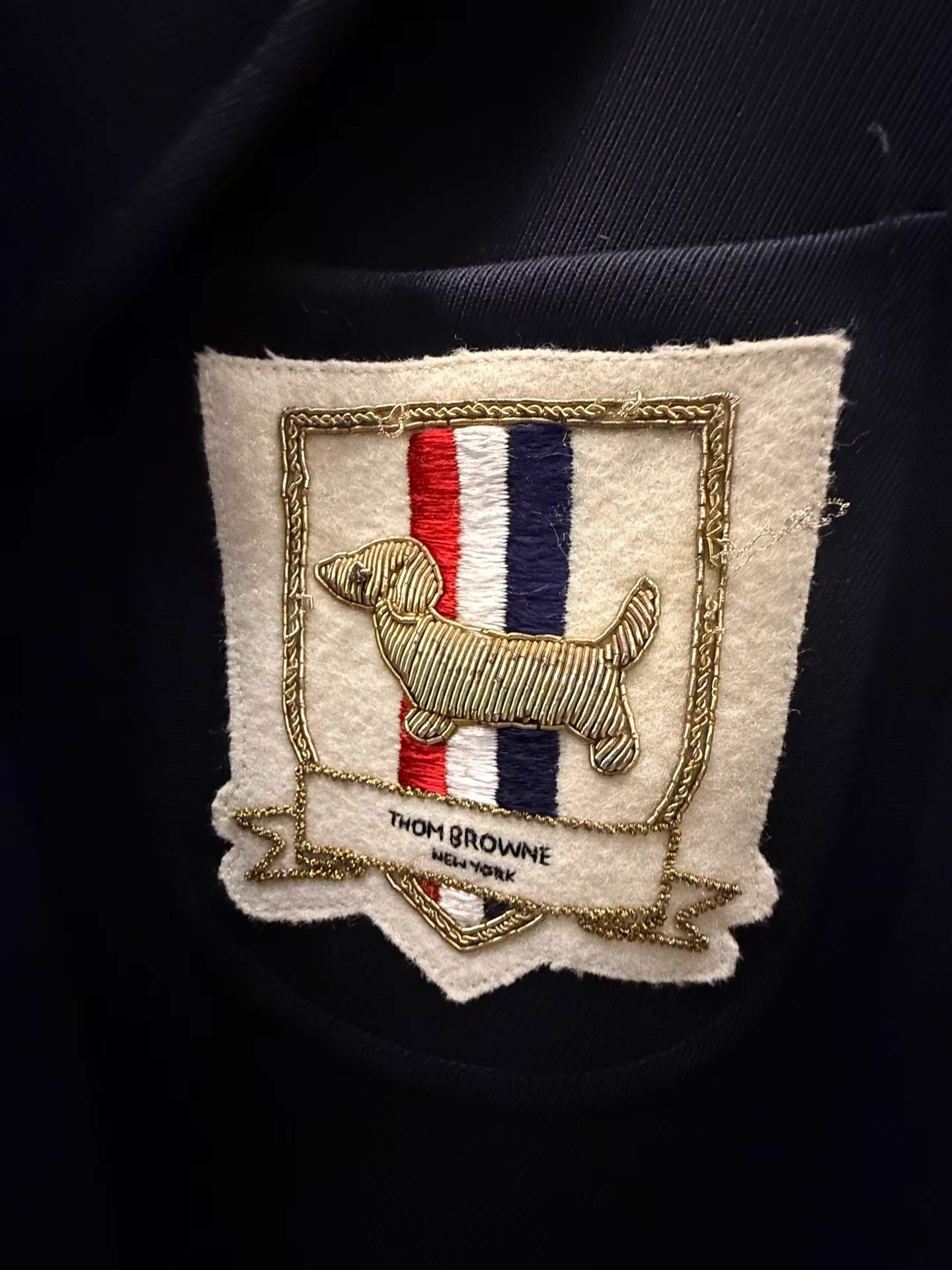 Thom Browne Thom Browne Navy Puppy Thick Suit Jacket K27 Size US M / EU 48-50 / 2 - 5 Thumbnail