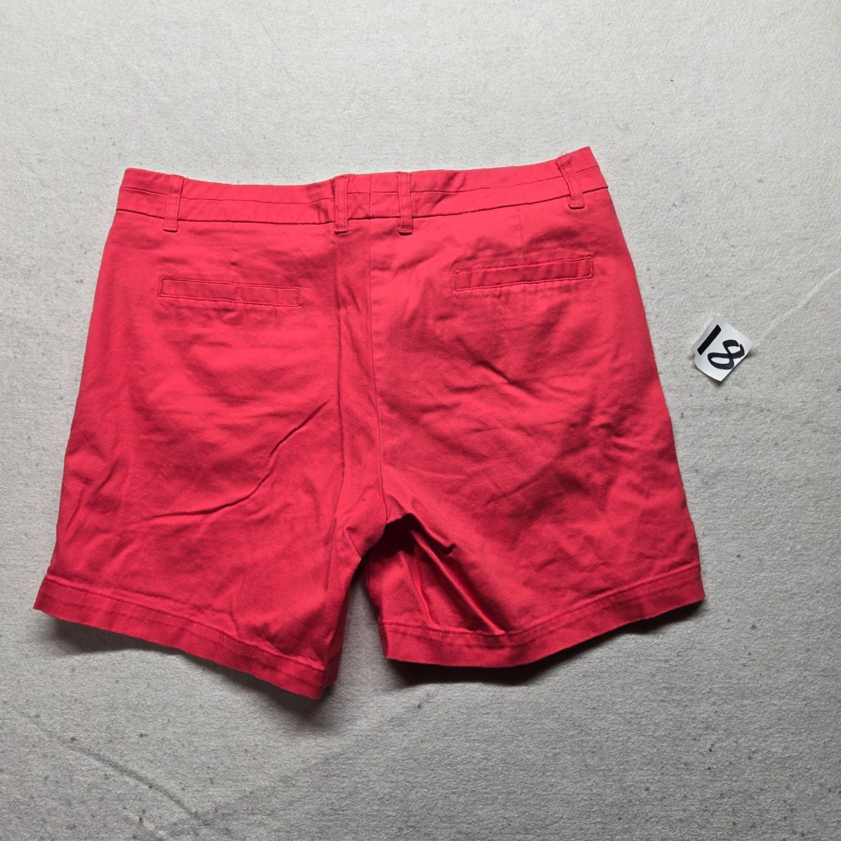 Vintage Land 'N Sea Pants Women Adult 8 Pink Pocket Slant Flat Front Chino Cotton Casual Summer Spring Built for Walking Size 30" / US 8 / IT 44 - 7 Thumbnail