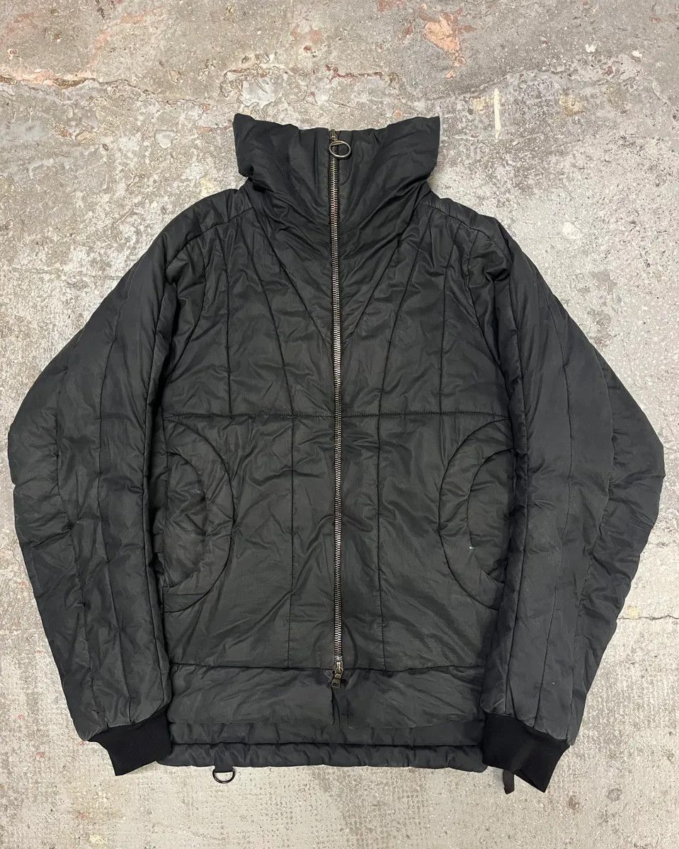 Prada 2000s Prada Aero Dark Contemporary Bomber Jacket Size US S / EU 44-46 / 1 - 1 Thumbnail
