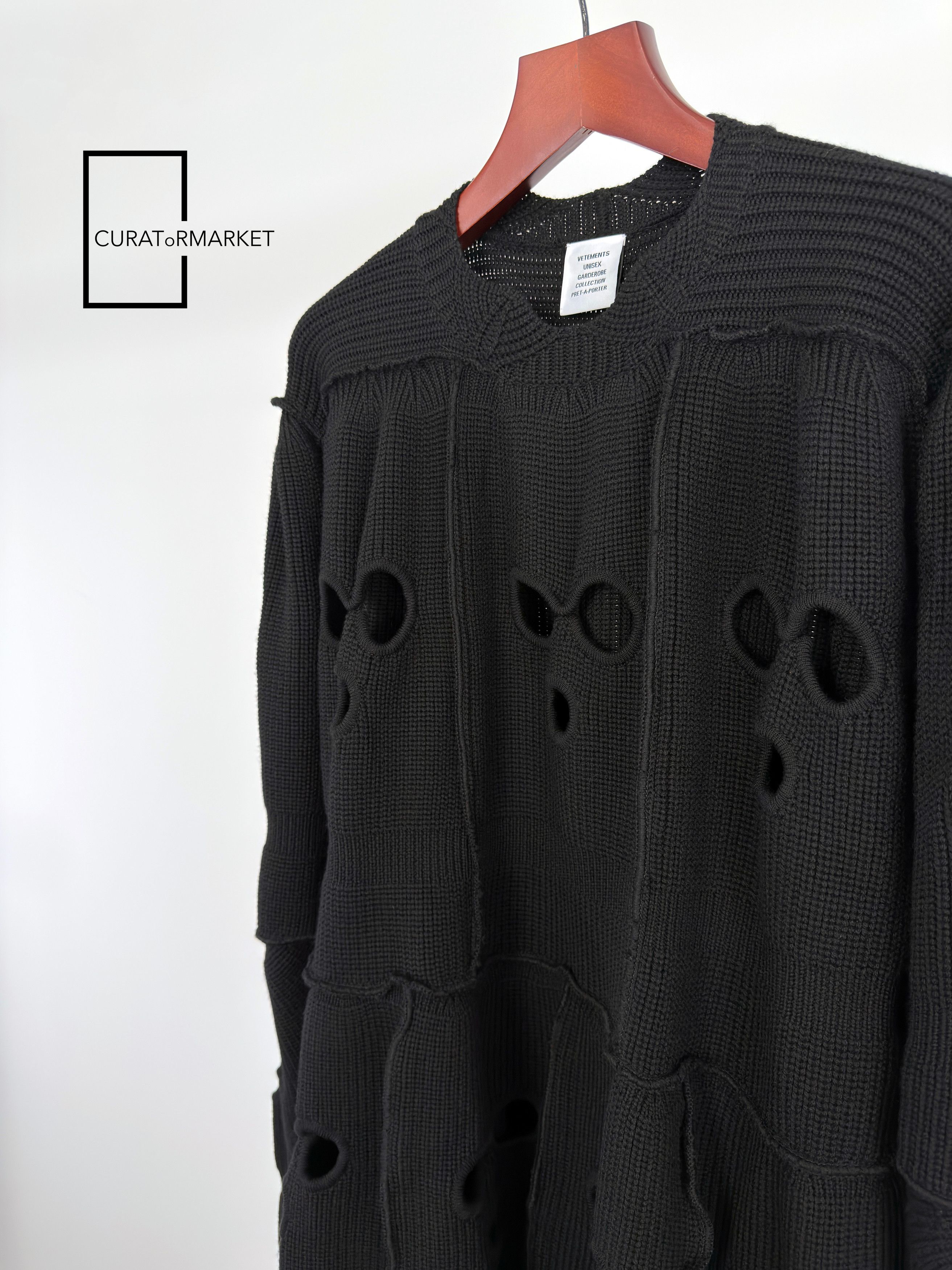 Vetements M Wool Multi Stitch Ski Mask Shiesty Balaclava Sweater FW25 Size US M / EU 48-50 / 2 - 3 Thumbnail