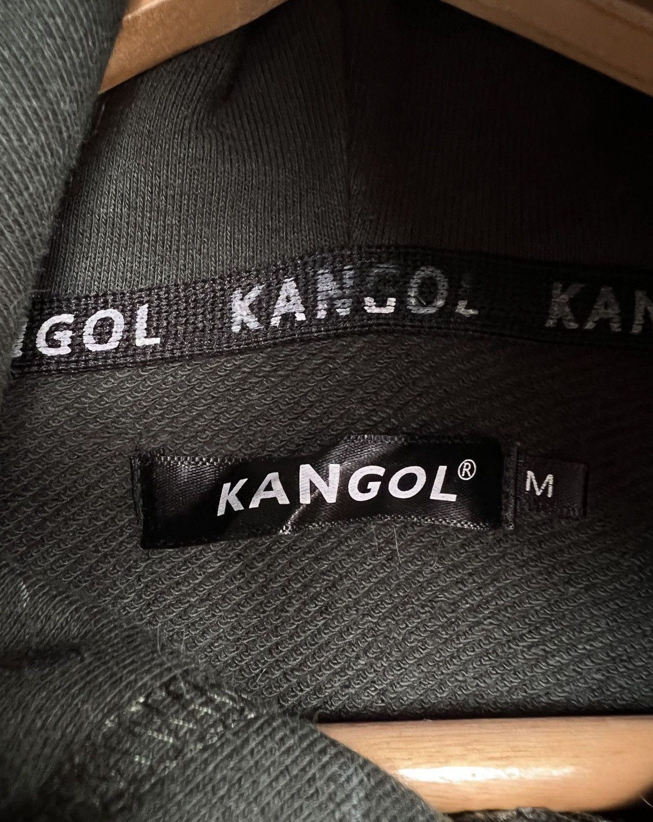 Designer × Kangol Kangol Embroidered Logo Green Baggy Hoodie Size US M / EU 48-50 / 2 - 6 Thumbnail