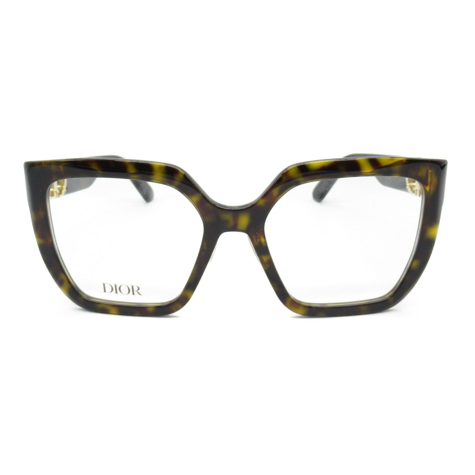 Dior Dior Fake Glasses Others Brown Tortoiseshell Pattern Size ONE SIZE - 1 Thumbnail