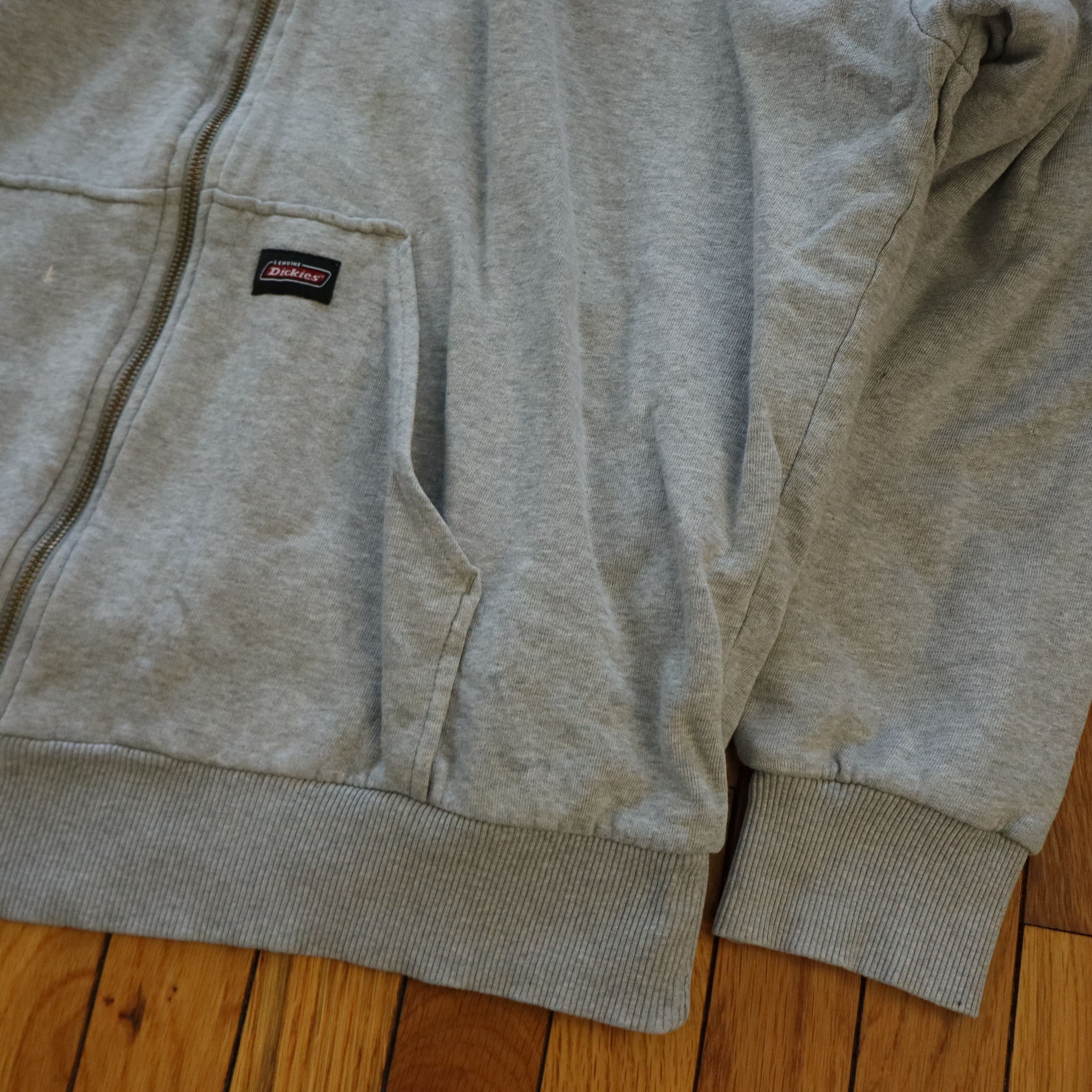 Carhartt × Dickies × Vintage 90s Dickies Thermal Lined Boxy Baggy Zip Up Hoodie 2XL 3XL Size US XXL / EU 58 / 5 - 5 Thumbnail