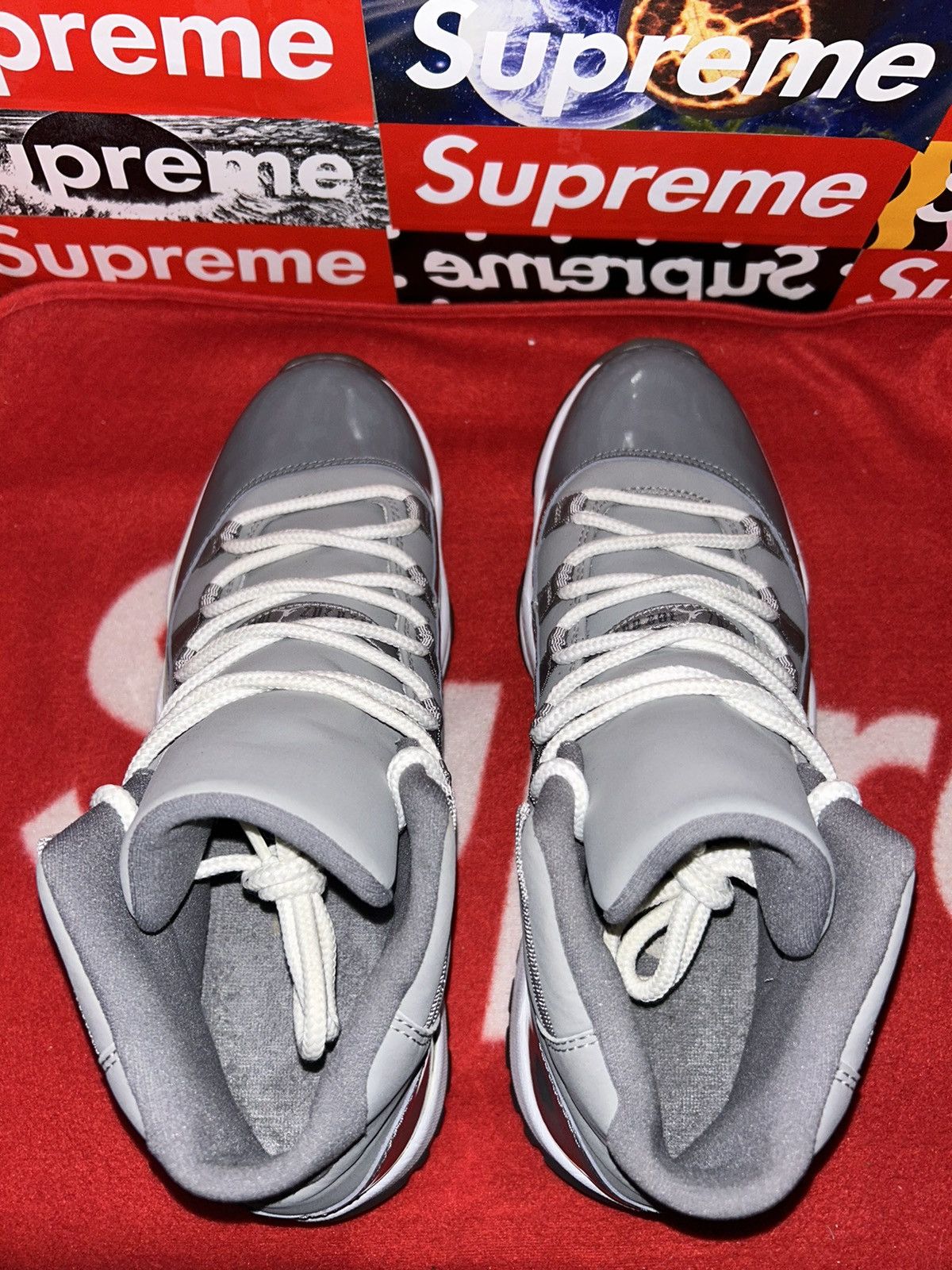 Jordan Brand Jordan 11 Retro Cool Grey (2010) 378037-001 size 12 with box Size US 12 / EU 45 - 4 Thumbnail