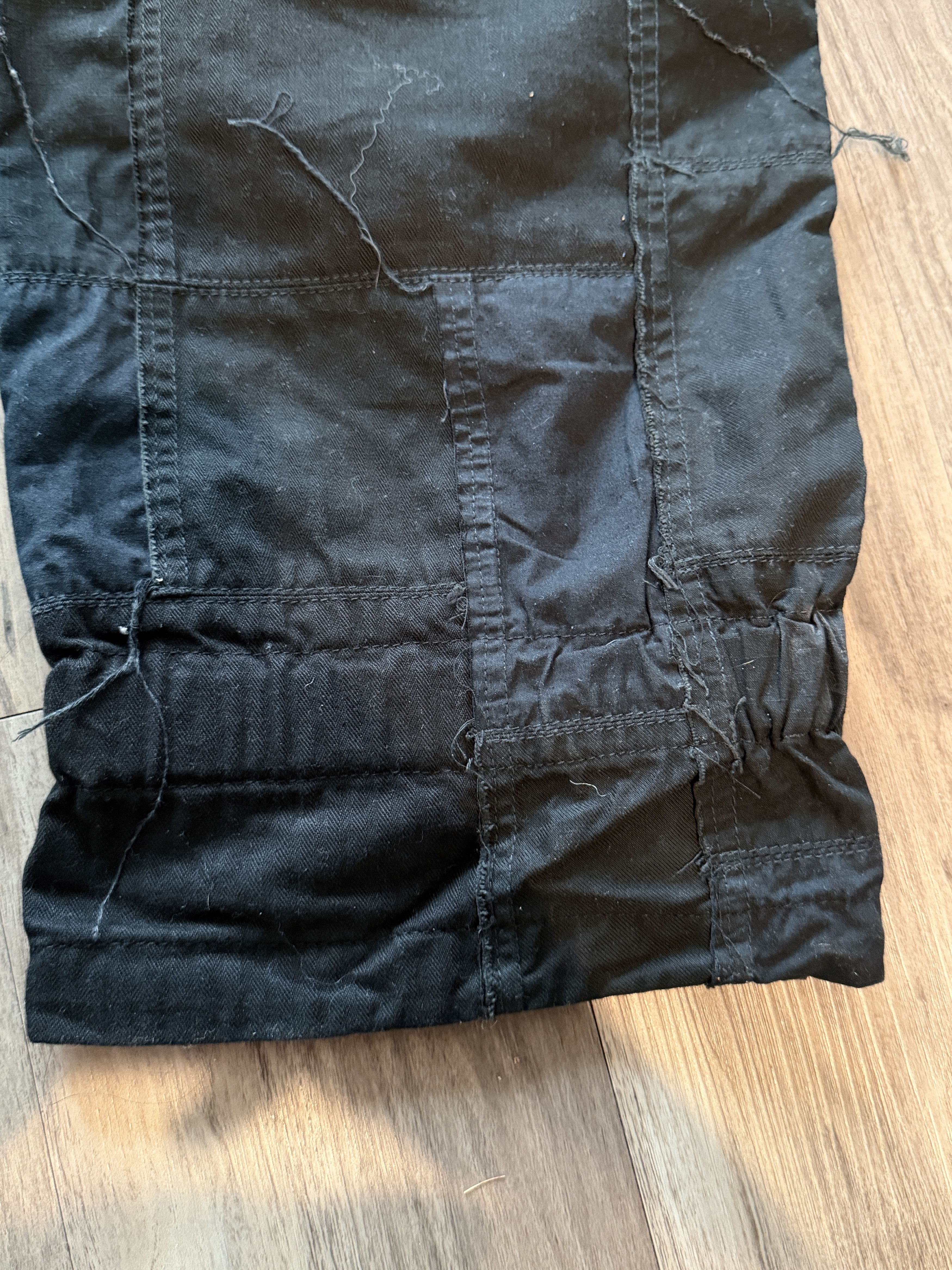Junya Watanabe × Supreme Supreme CDG MAN Patchwork Cargo Pant Black Size US 32 / EU 48 - 12 Thumbnail