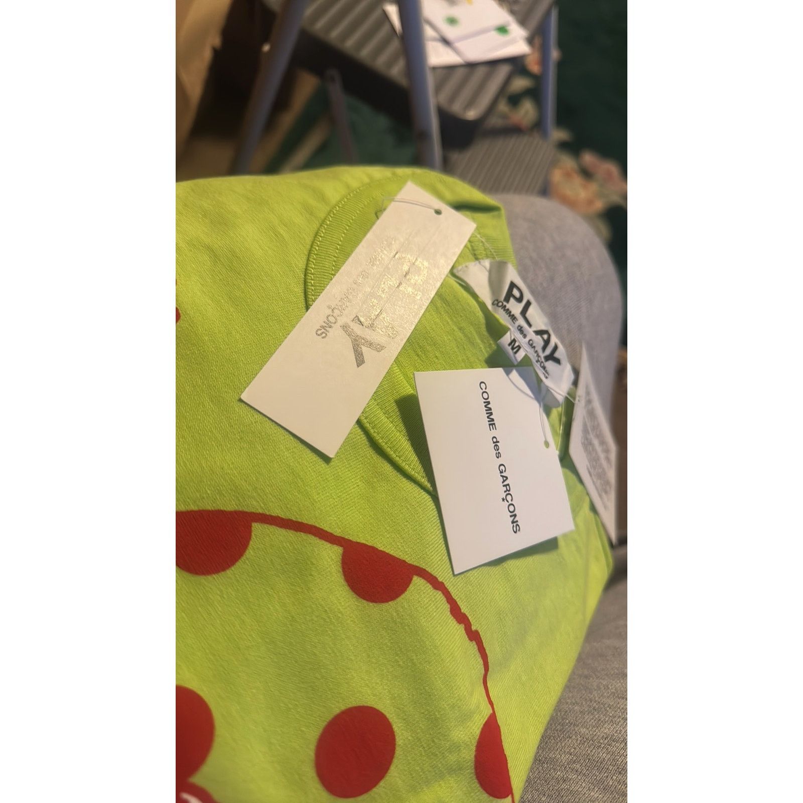Comme des Garcons PLAY Comme des Garçons PLAY T shirt Green M Size M / US 6-8 / IT 42-44 - 7 Thumbnail