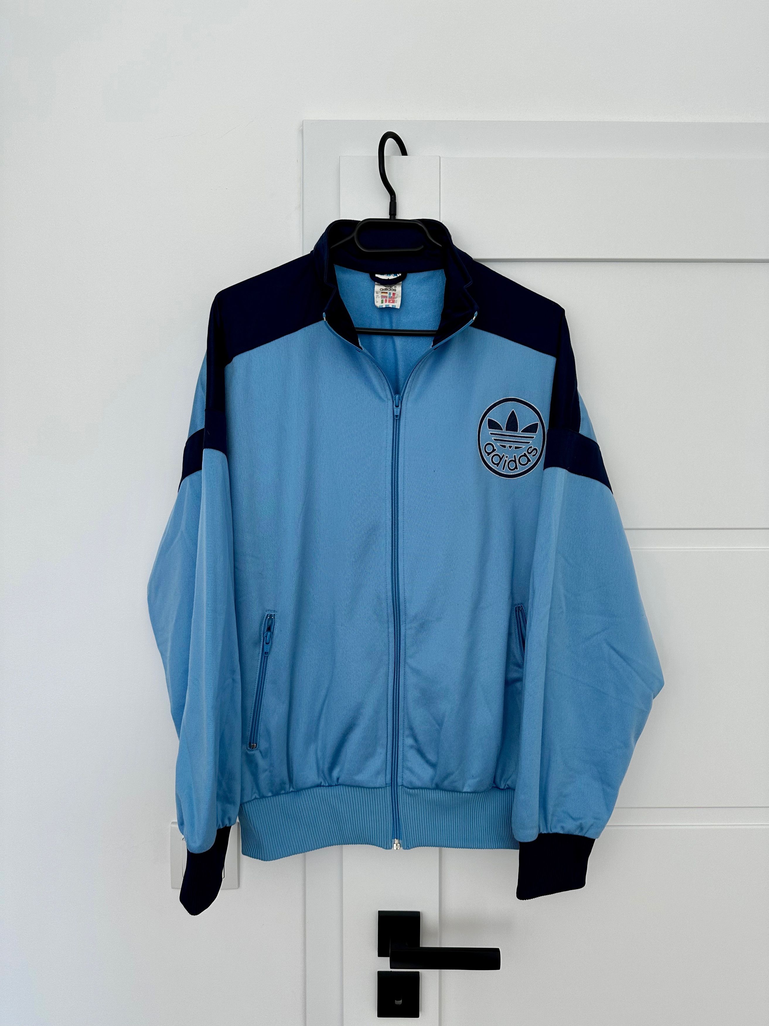 Adidas 80's 90's Adidas Originals athletic top full zip big logo Size US M / EU 48-50 / 2 - 1 Thumbnail