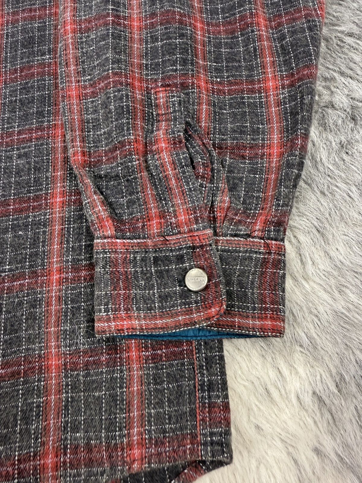Marithe + Francois Girbaud Vintage MFG Shadow Plaid Tartan Rare Pockets Baggy Flannel Size US XL / EU 56 / 4 - 13 Thumbnail