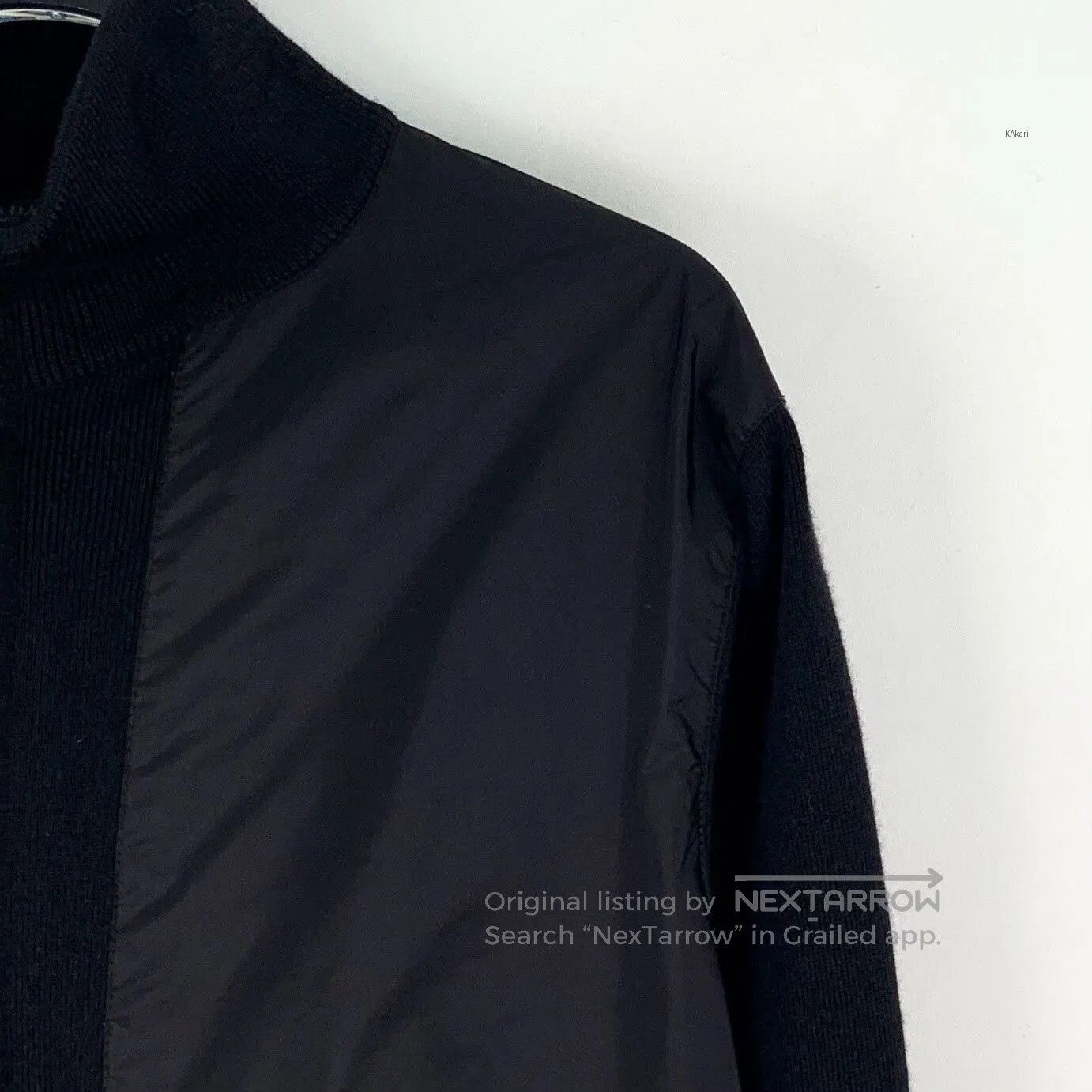 Prada Prada Black Wool Stand Collar Zip Jacket. Size US S / EU 44-46 / 1 - 3 Thumbnail