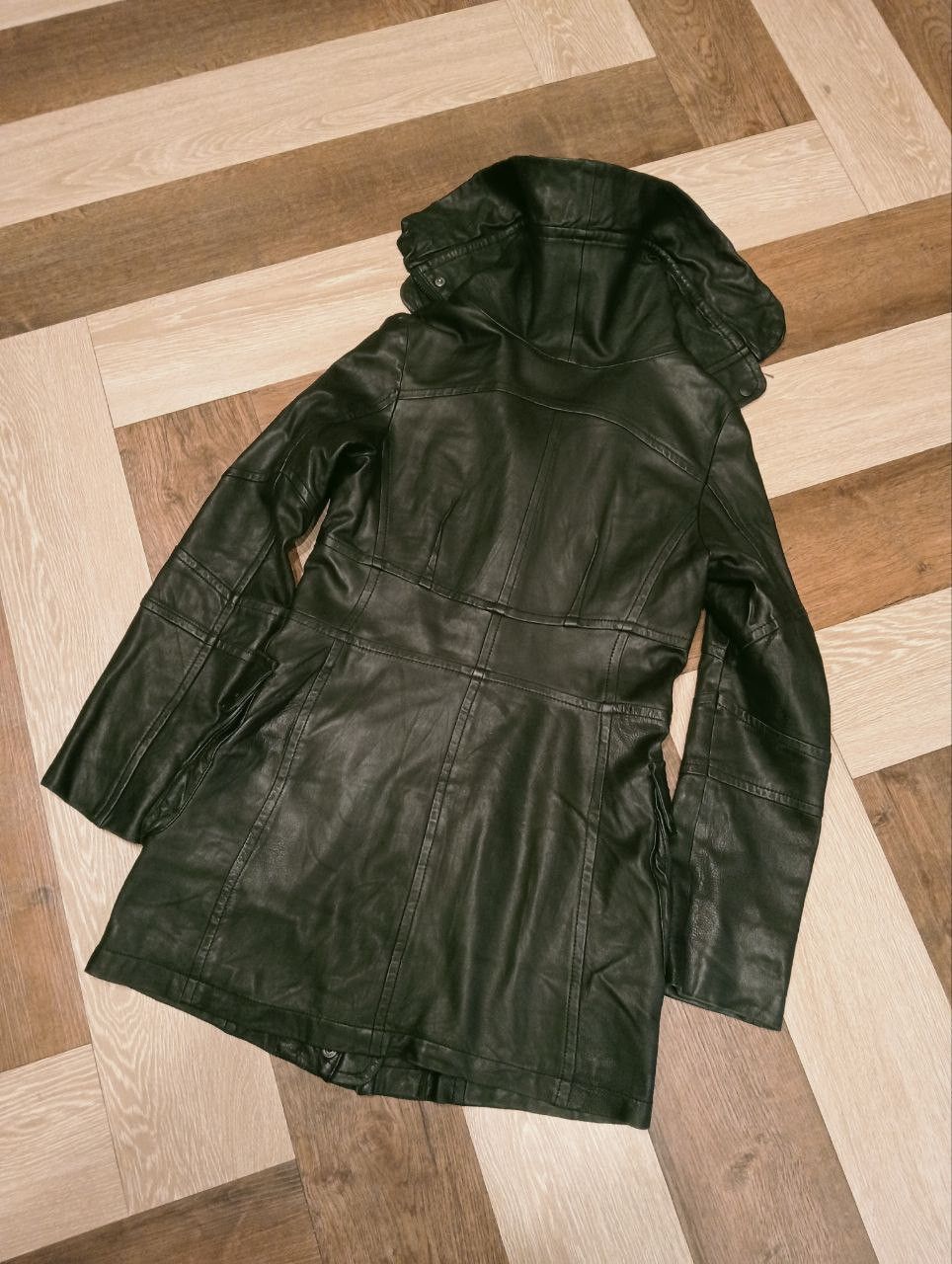 ATSURO TAYAMA JAPANESE ATSURO TAYAMA LONG LEATHER JACKET Size S / US 4 / IT 40 - 9 Thumbnail