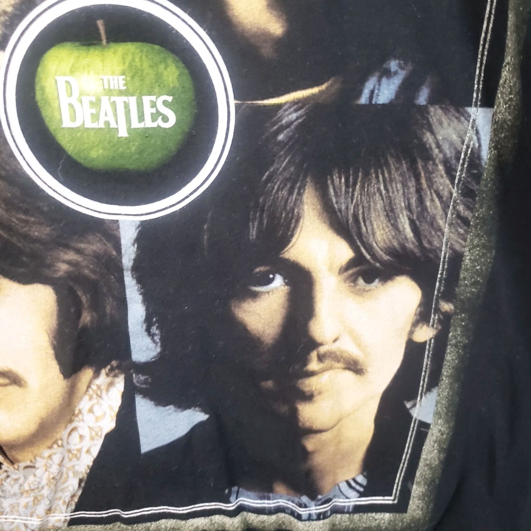 Vintage The Beatles Mens XL Black Shirt Graphic Print Crew Neck Size US XL / EU 56 / 4 - 7 Thumbnail