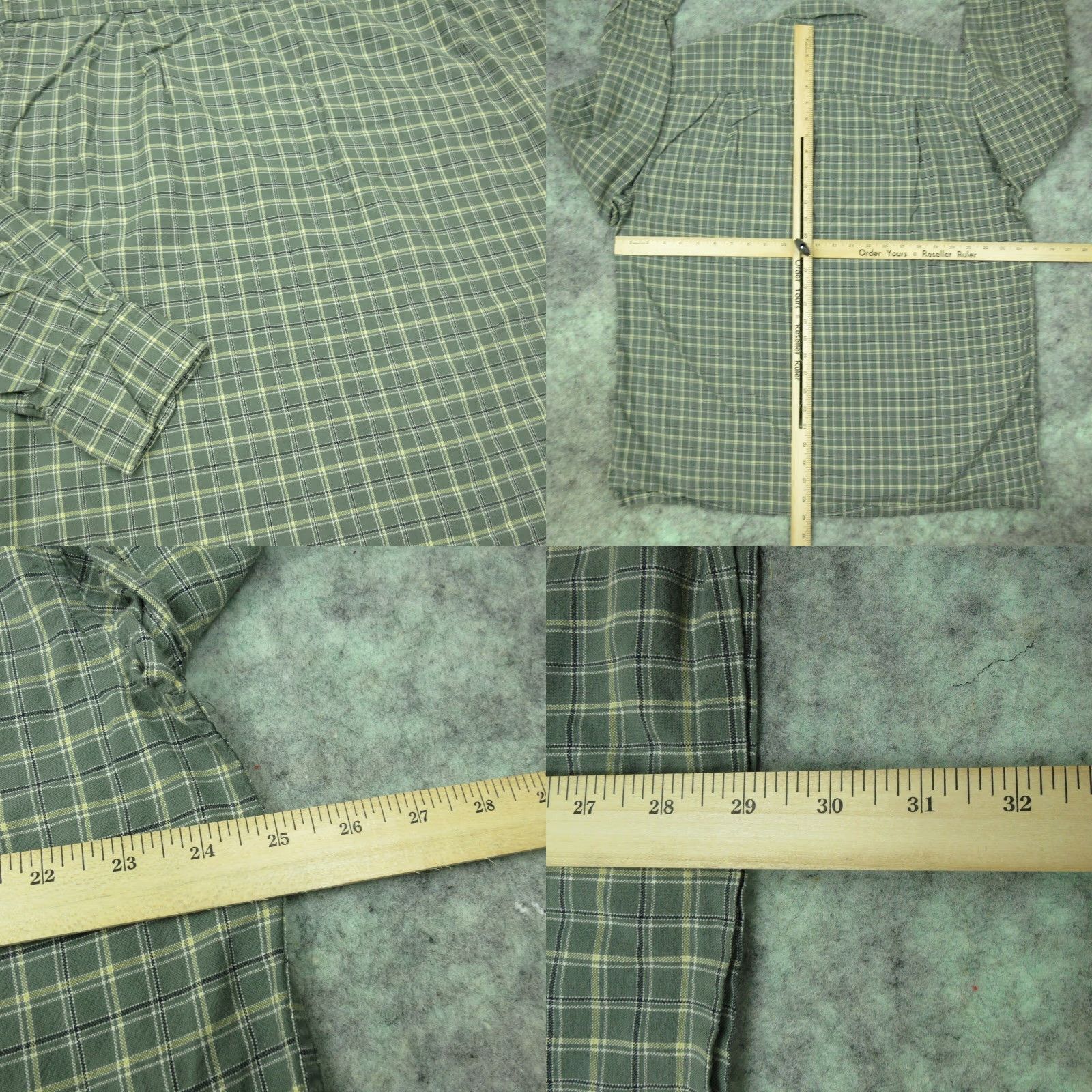 Nautica Nautica Shirt Mens Medium Green Plaid Button-Up Casual Shirt Size US M / EU 48-50 / 2 - 8 Thumbnail