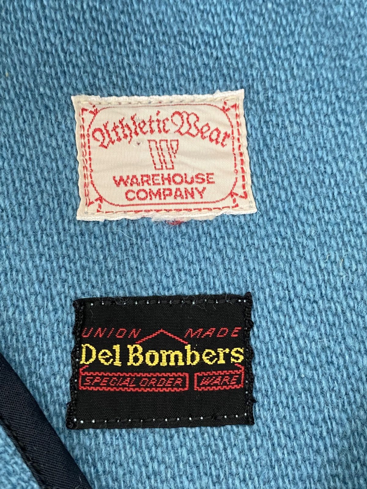 Warehouse Warehouse Vintage Style Loopwheel Half-Zip Hoodie Blue Japan Size US L / EU 52-54 / 3 - 3 Thumbnail