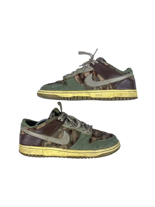 Nike Nike Dunk Low Premium Green 307696 351 Size 9.5 Grailed