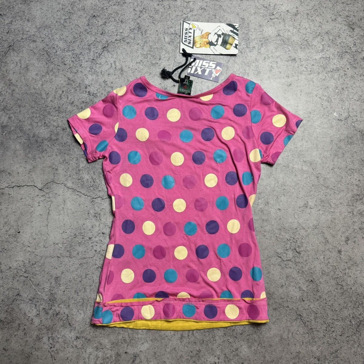 Miss Sixty NEW Miss Sixty Vintage T-Shirt Size M / US 6-8 / IT 42-44 - 2 Thumbnail