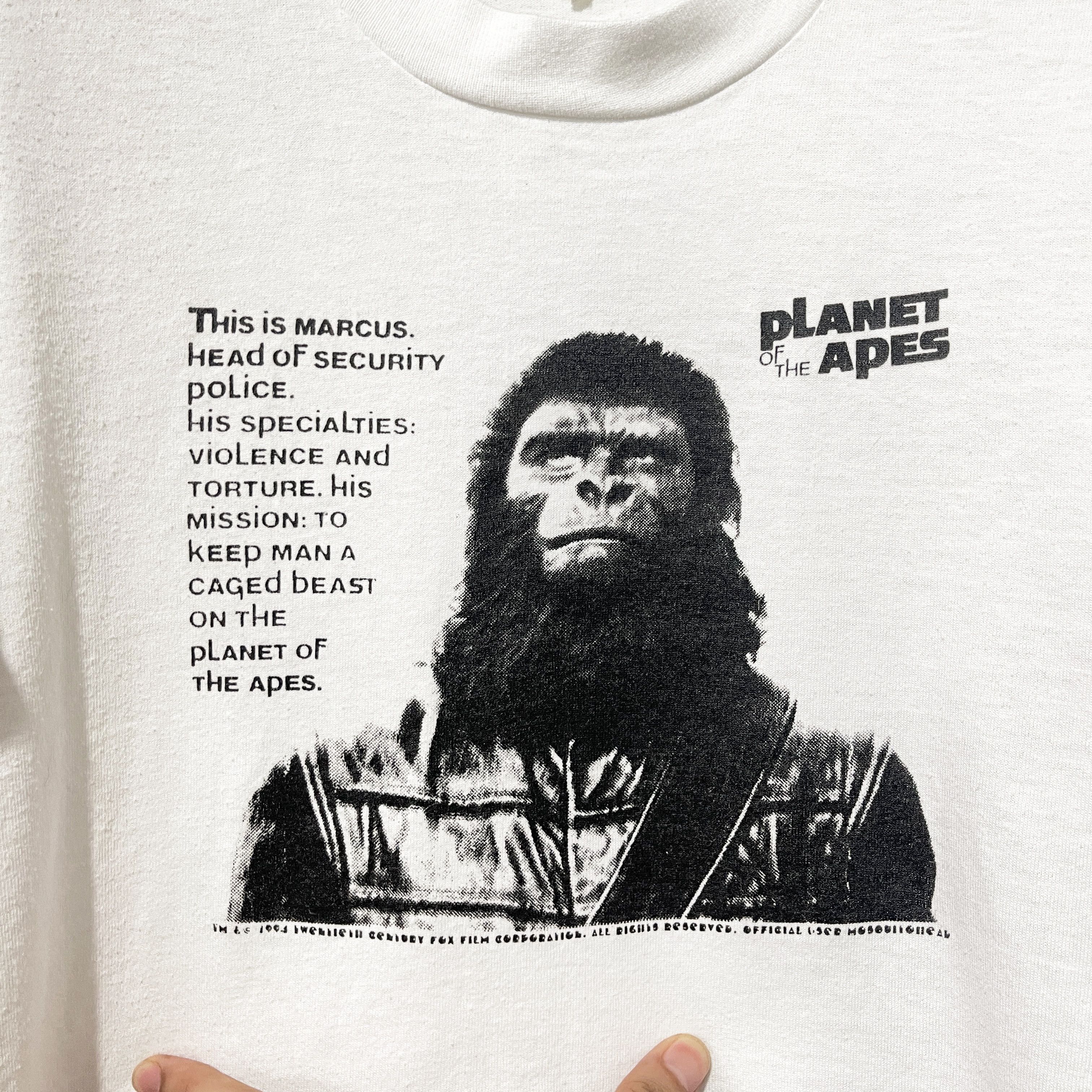 Vintage Vintage 90s Mosquitohead Planet of the Apes T-Shrit Size US XS / EU 42 / 0 - 2 Thumbnail