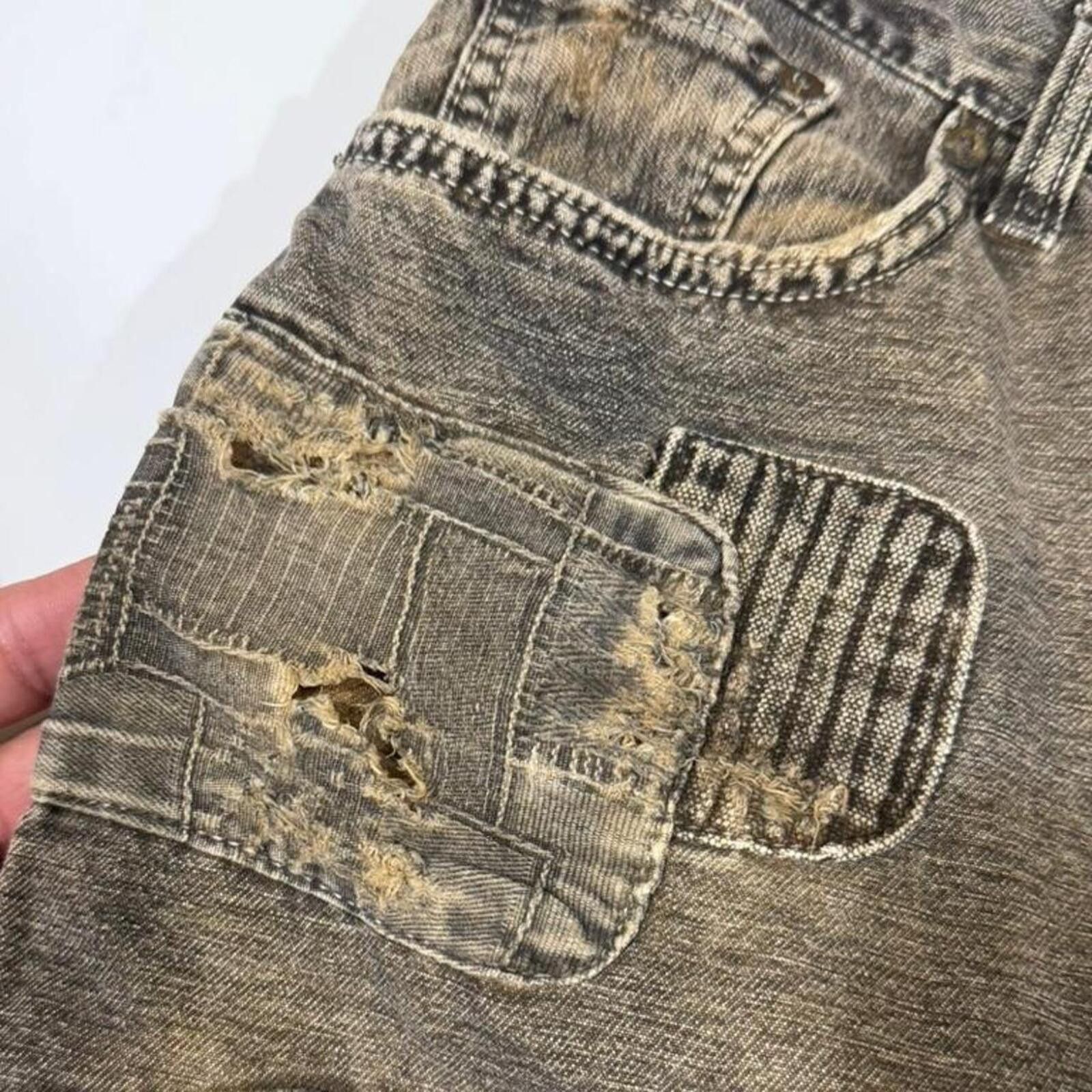 Other Rare vintage AVH patchwork denim jeans Size US 35 - 6 Thumbnail
