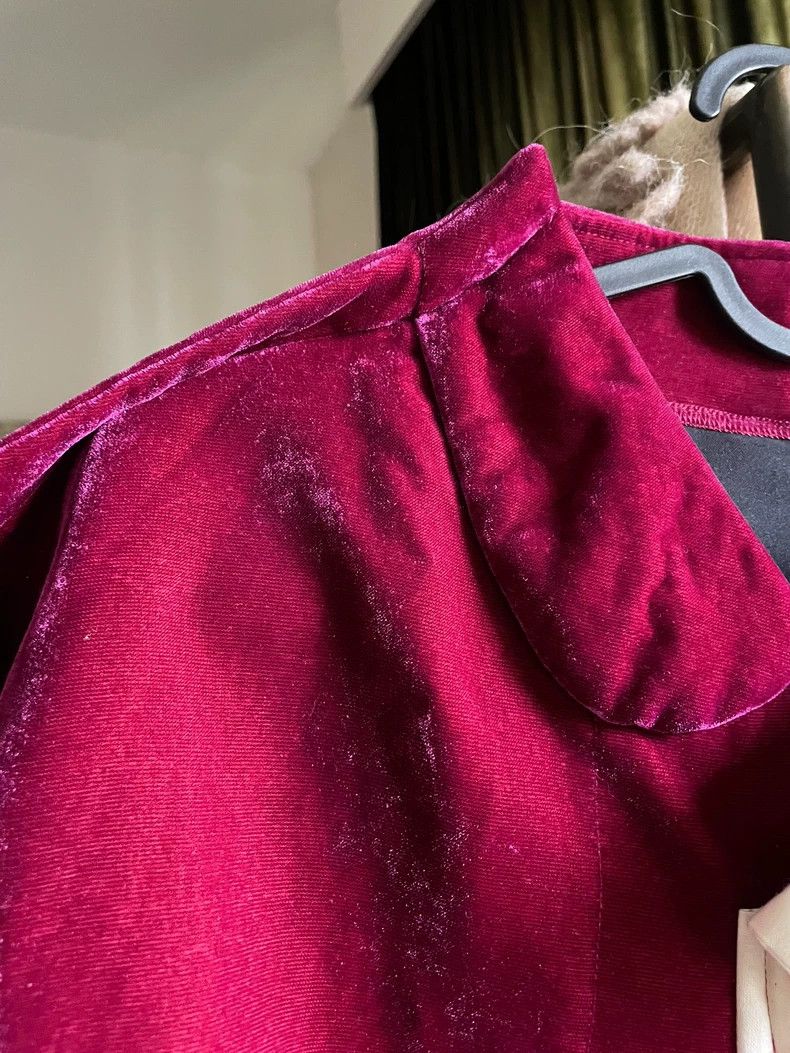 Comme des Garcons Comme des Garcons Two-dimensional pink velvet coat Size XS / US 0-2 / IT 36-38 - 3 Thumbnail