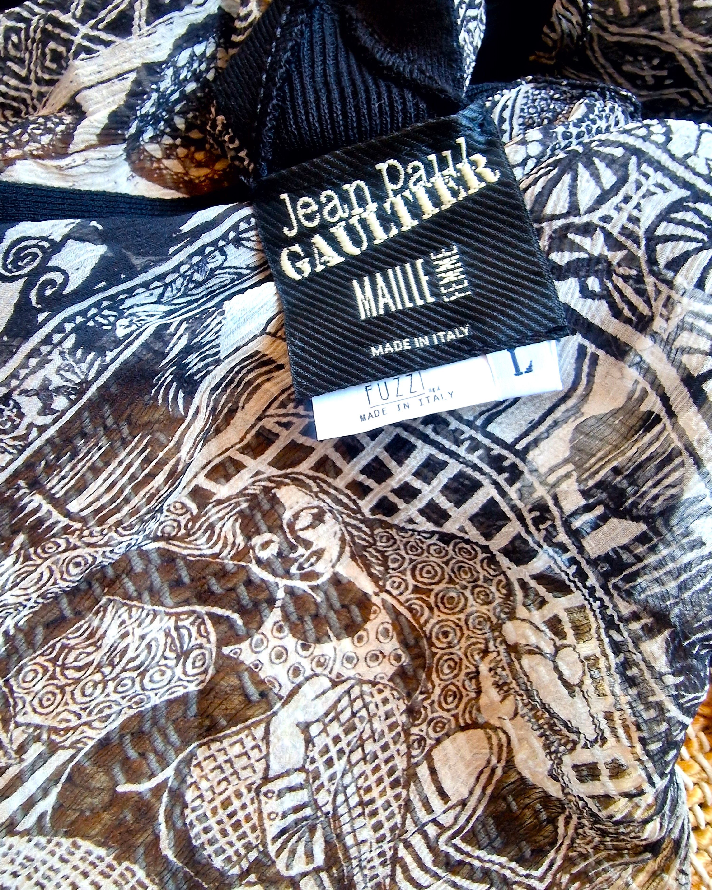 Jean Paul Gaultier Jean Paul Gaultier Erotic Silk Sailor Sex Butterfly Tee Top Size M / US 6-8 / IT 42-44 - 12 Thumbnail