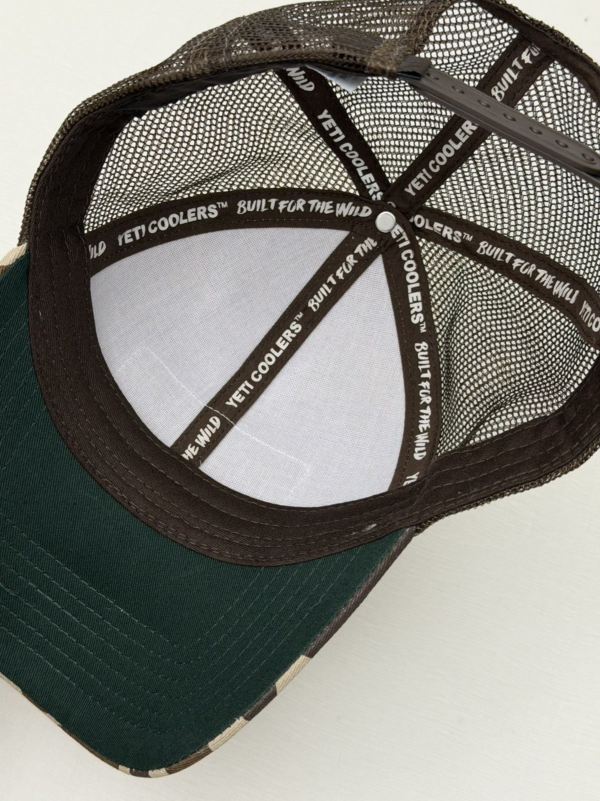 Yeti YETI Coolers Camo Mesh Back Snapback Trucker Hat Brown Size ONE SIZE - 6 Thumbnail
