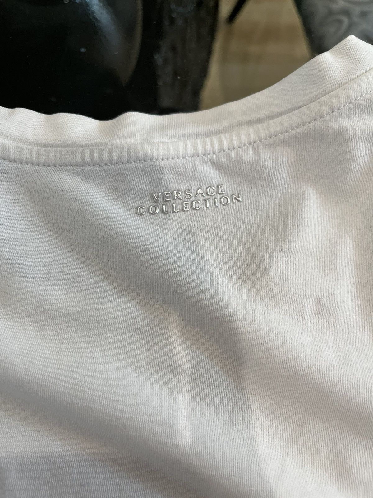 Versace Versace Blue and White Tee Size US L / EU 52-54 / 3 - 6 Thumbnail