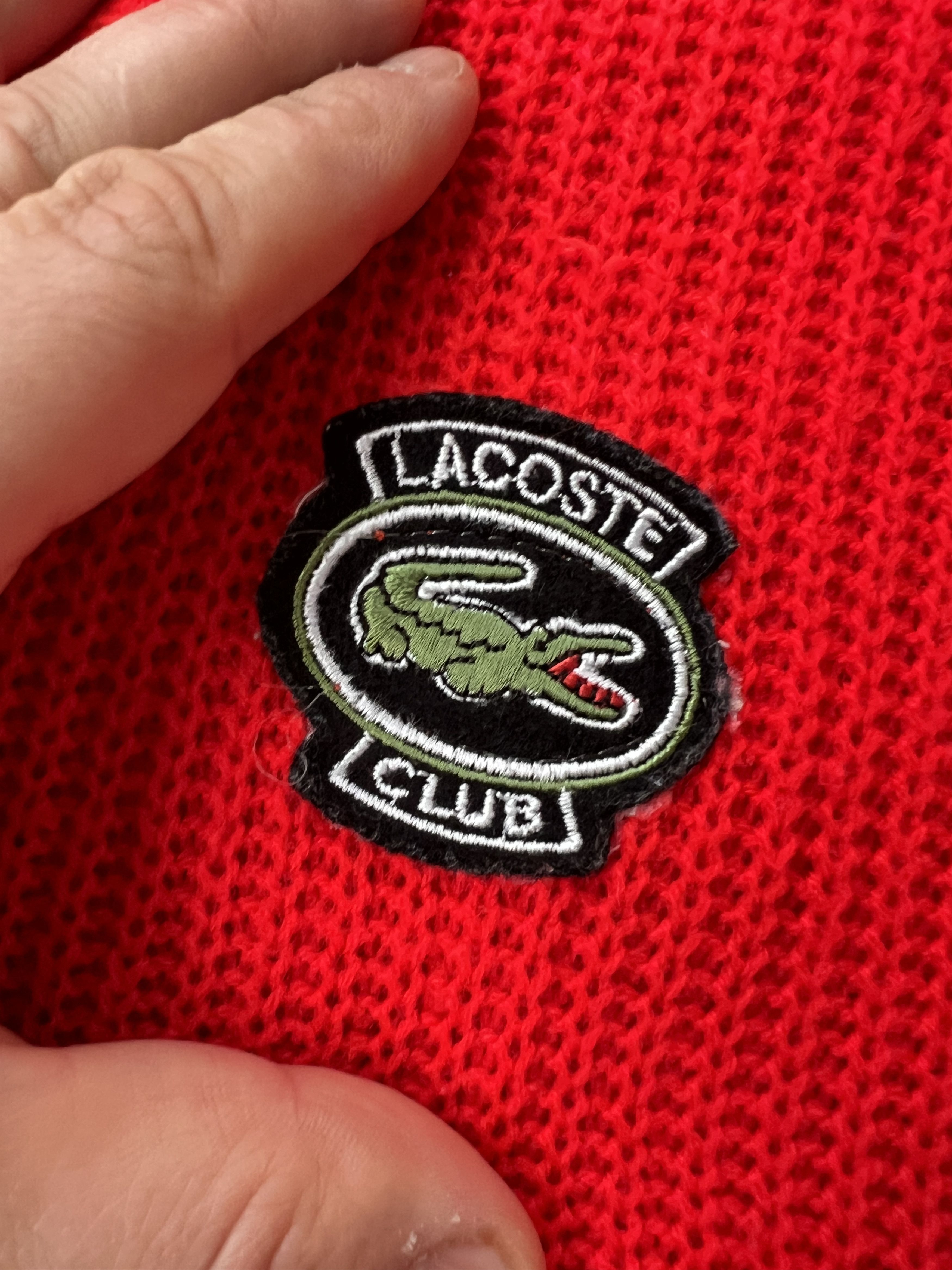 Lacoste Lacoste Vintage Cardigan Size M / US 6-8 / IT 42-44 - 2 Thumbnail