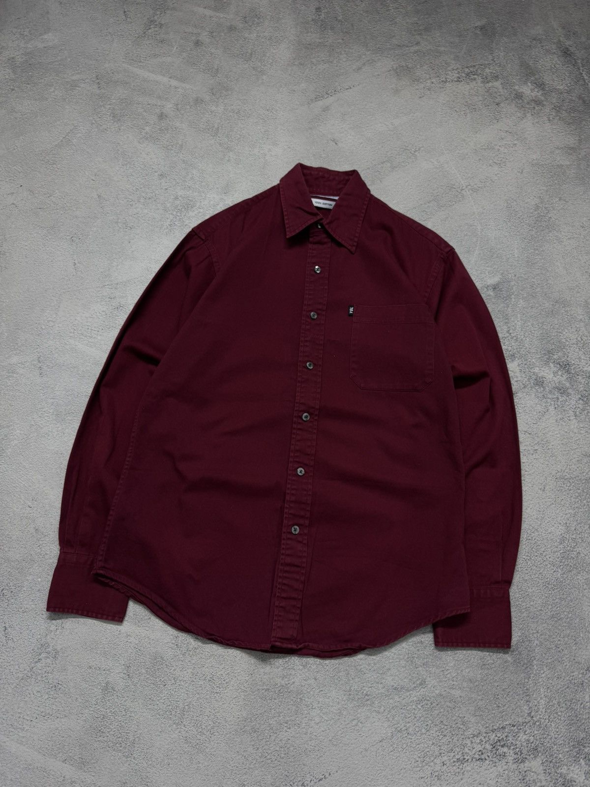 Saint Laurent Paris Vintage Y2k Yves Saint Laurent YSL Oxford Shirt 00’s Size US M / EU 48-50 / 2 - 2 Thumbnail