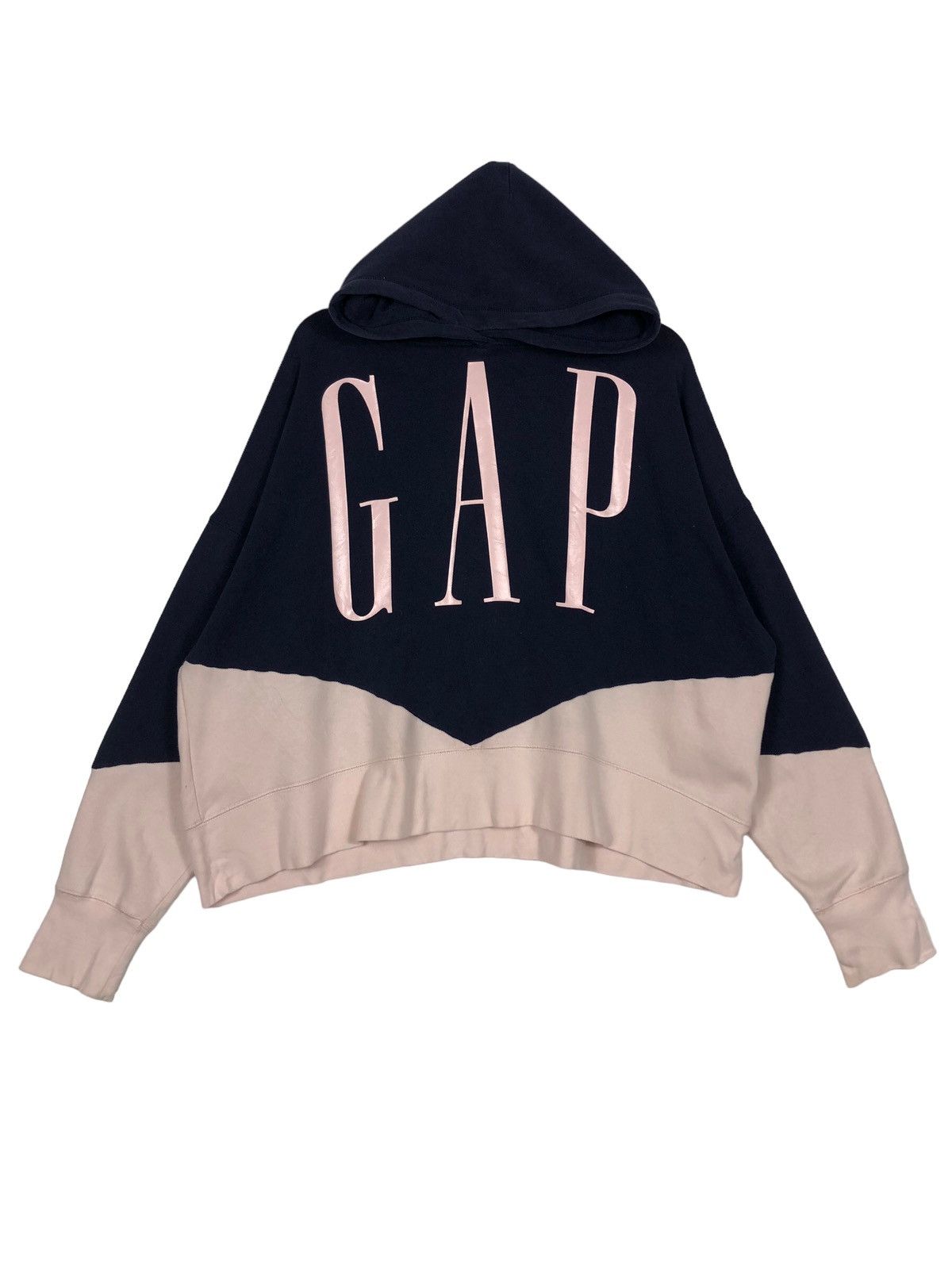 Japanese Brand 🔥Color Block Gap Hoodie Big Logo Oversize Size US XL / EU 56 / 4 - 1 Thumbnail