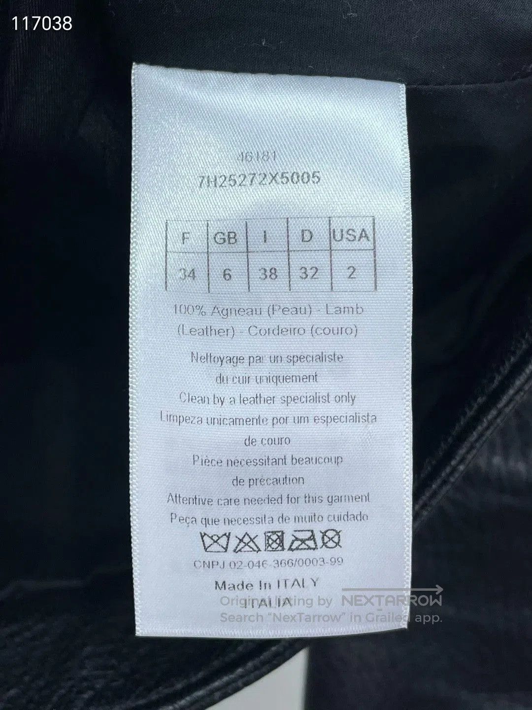 Dior Dior Embroidered Beaded Biker Jacket. Size XXS / US 00 / IT 34 - 2 Thumbnail