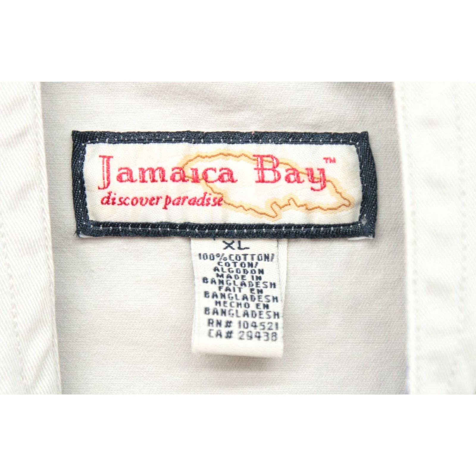 Vintage Jamaica Bay Safari Jacket Womens XL Beige Cargo Pockets Mock Collar Stylish Boho Shirt Size XL / US 12-14 / IT 48-50 - 6 Thumbnail