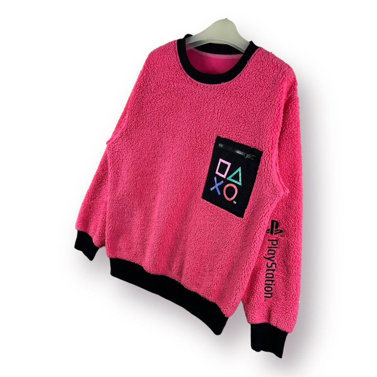 Playstation 🔥 GU X PLAY STATION NINTENDO FLEECE SWEATSHIRT - M Size US M / EU 48-50 / 2 - 2 Thumbnail