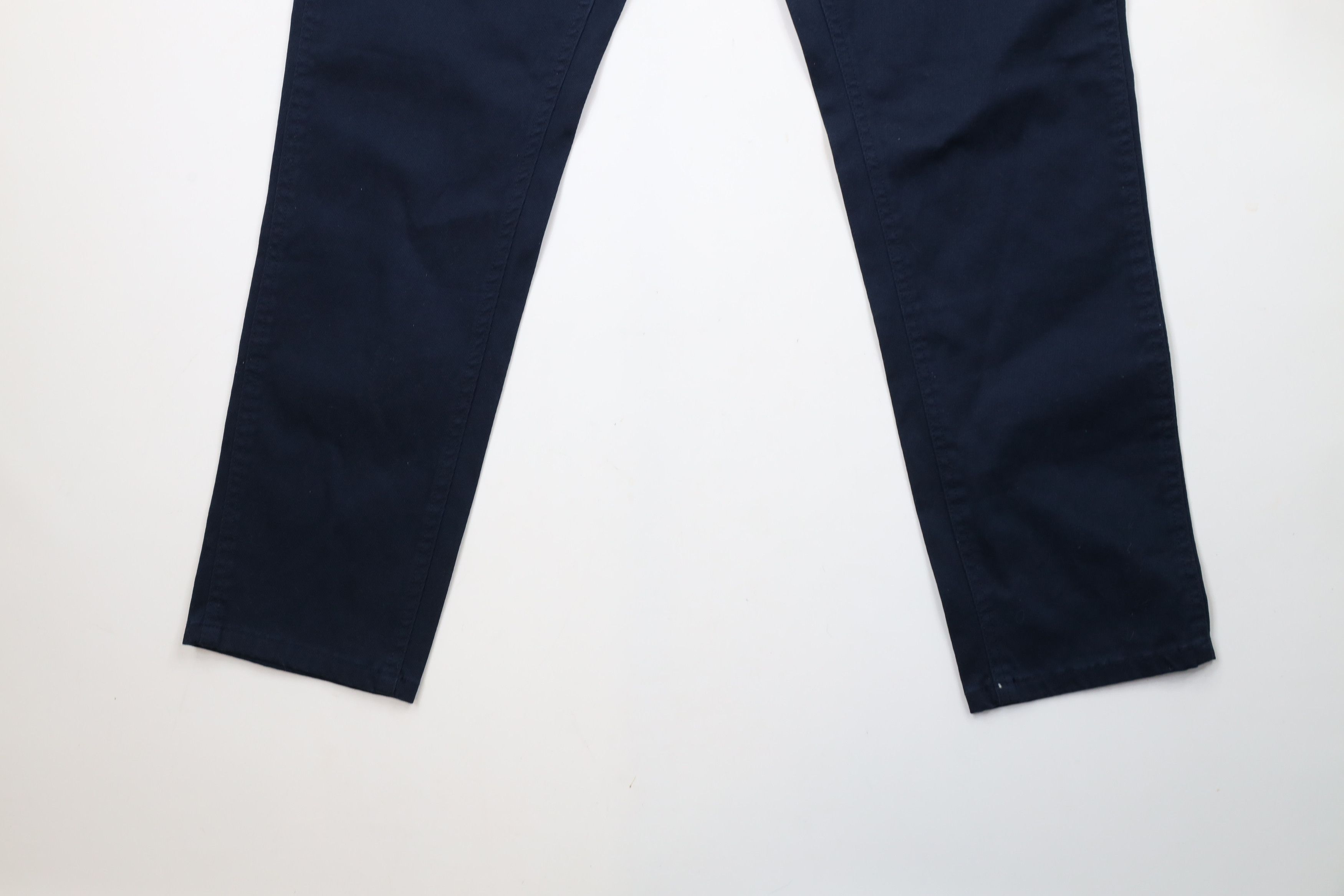 Tommy Hilfiger × Vintage Deadstock New Tommy Hilfiger Slim Leg Flex Pants Navy Blue Size US 31 - 4 Thumbnail