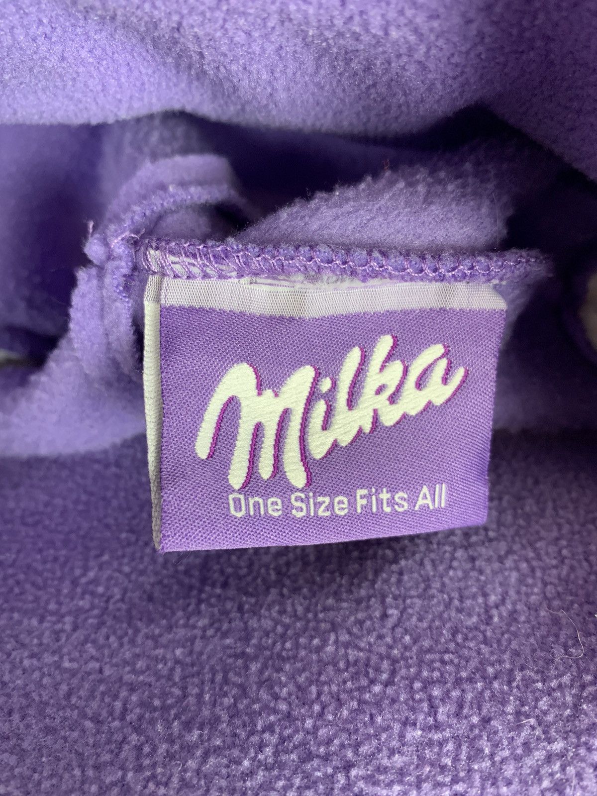 Other Y2K Milka Fleece Hat Size ONE SIZE - 14 Thumbnail