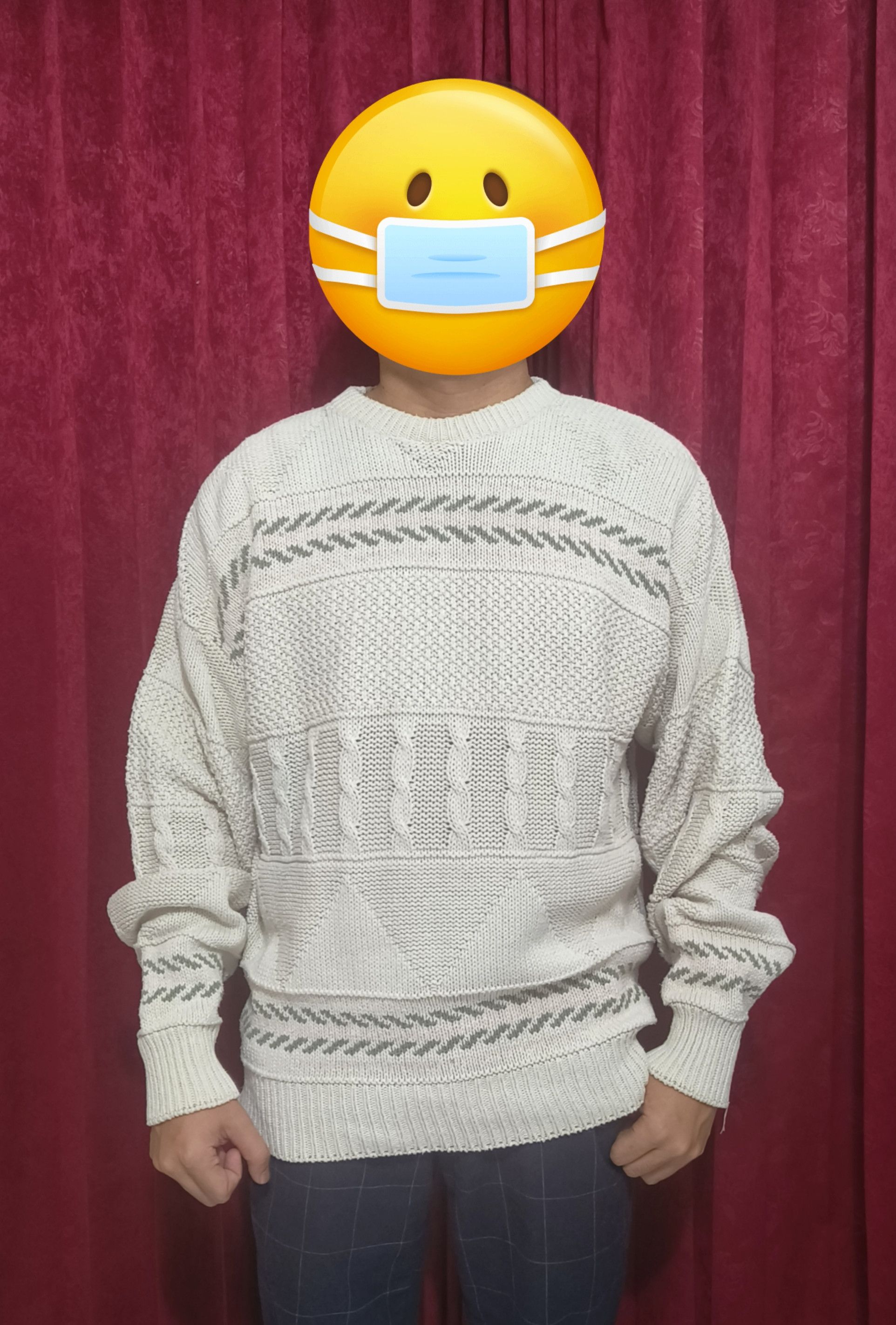 Liz Claiborne Vintage 90s CLAIBORNE Cable Knit Motifs Knit Sweater Size US L / EU 52-54 / 3 - 8 Thumbnail