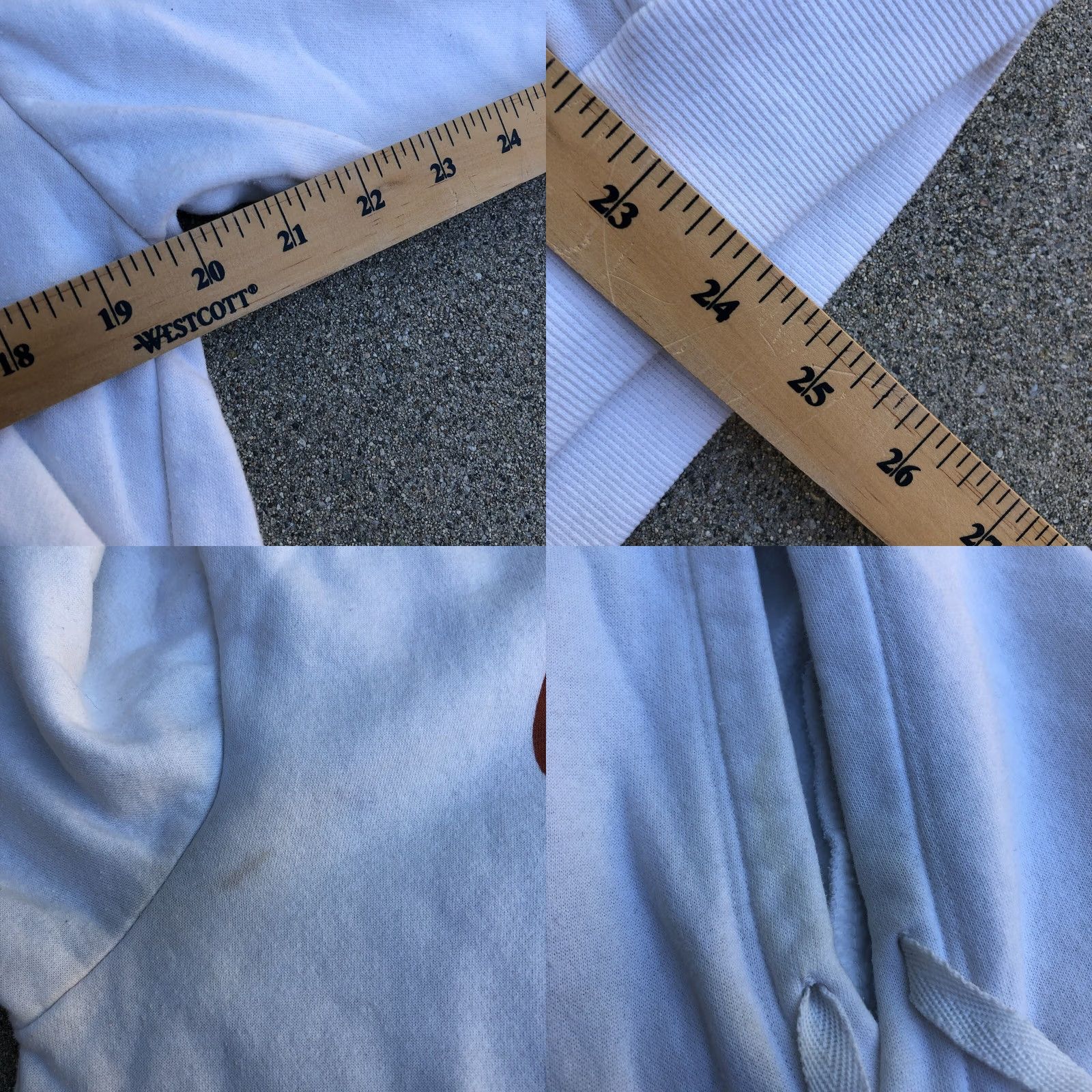 Vintage SOCIAL SCENE Grand Canyon Arizona Hoodie Sweatshirt MEDIUM White Pullover Top Mens Blue? Size US M / EU 48-50 / 2 - 8 Thumbnail