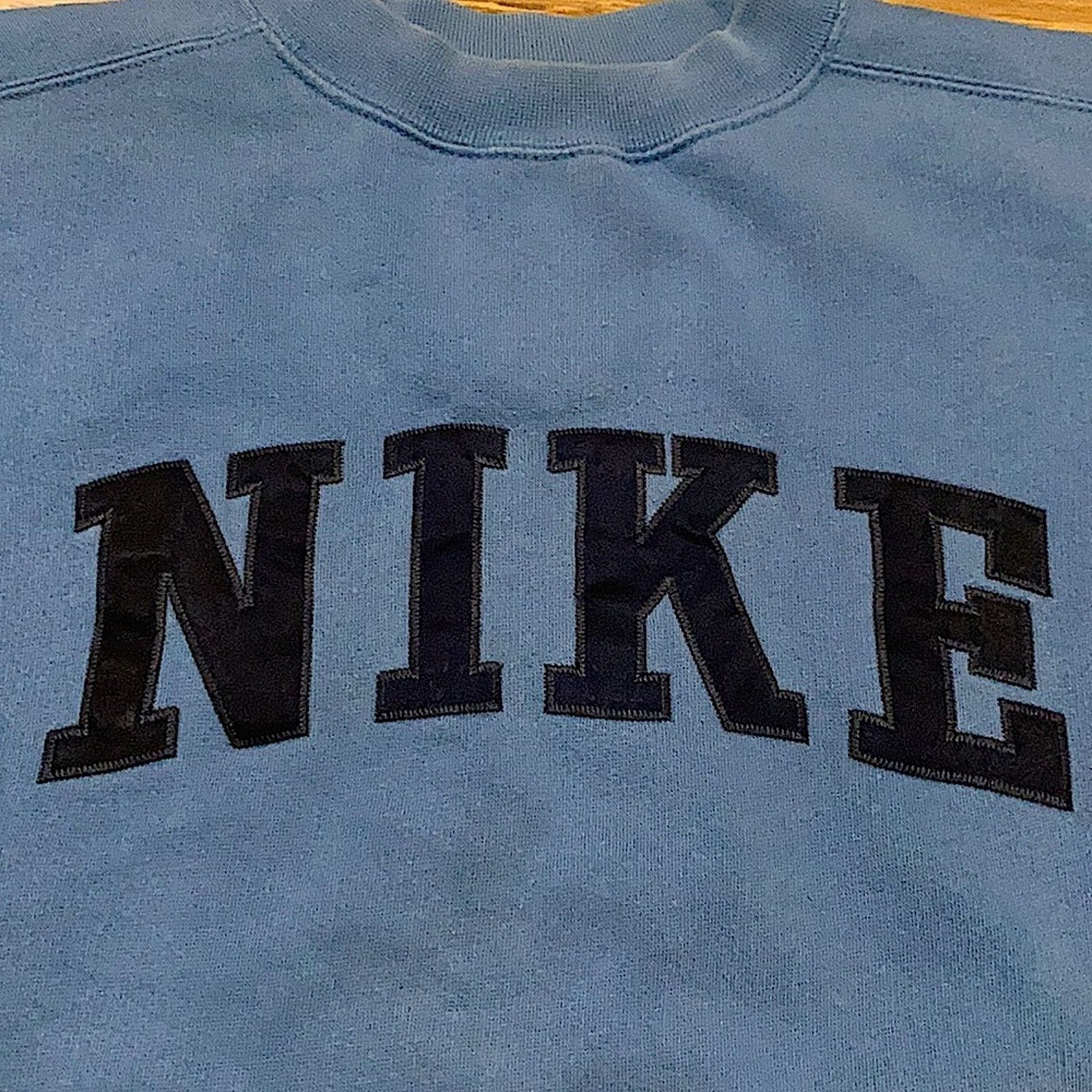 Nike 90s nike spell out crewneck Size US XS / EU 42 / 0 - 2 Thumbnail