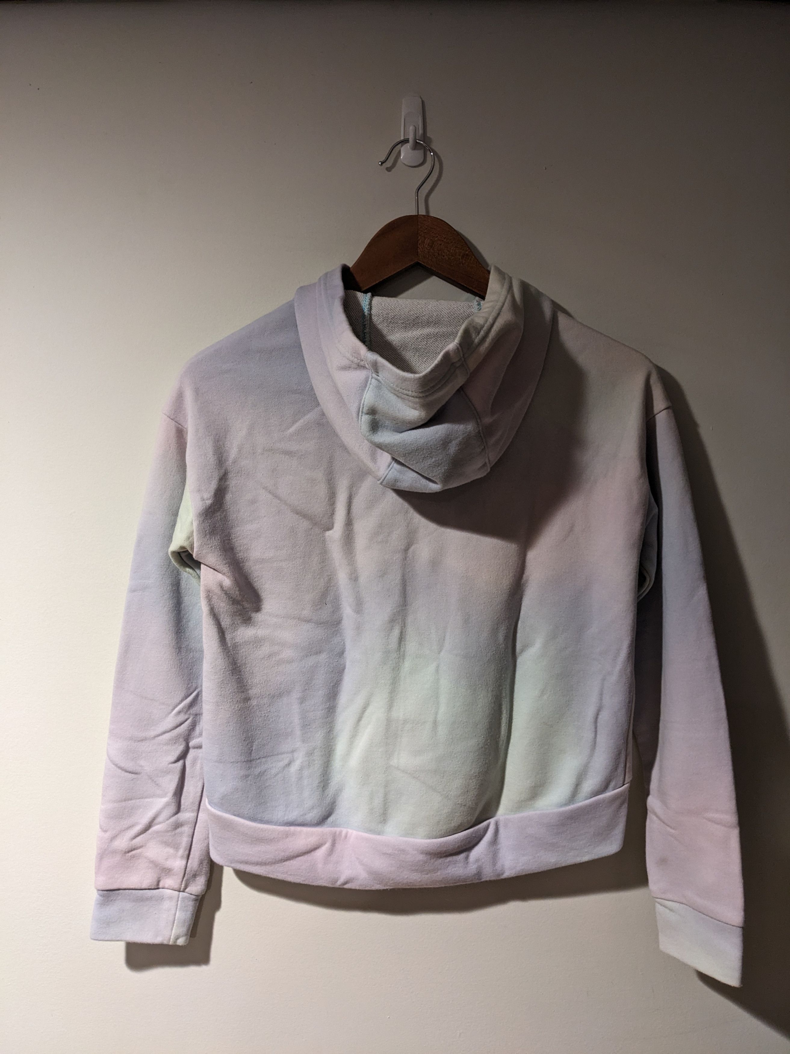 Nike × Vintage Vintage 2010's Nike Center Swoosh Woman's Cropped Hoodie Size L / US 10 / IT 46 - 4 Thumbnail