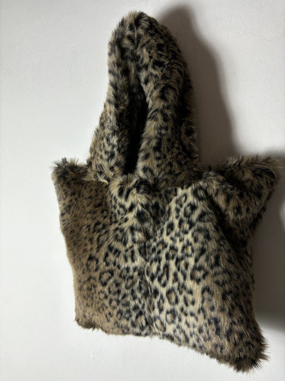 Japanese Brand × Vintage Bag hobo hand tote shoulder fluffy panther leopard Size ONE SIZE - 4 Thumbnail