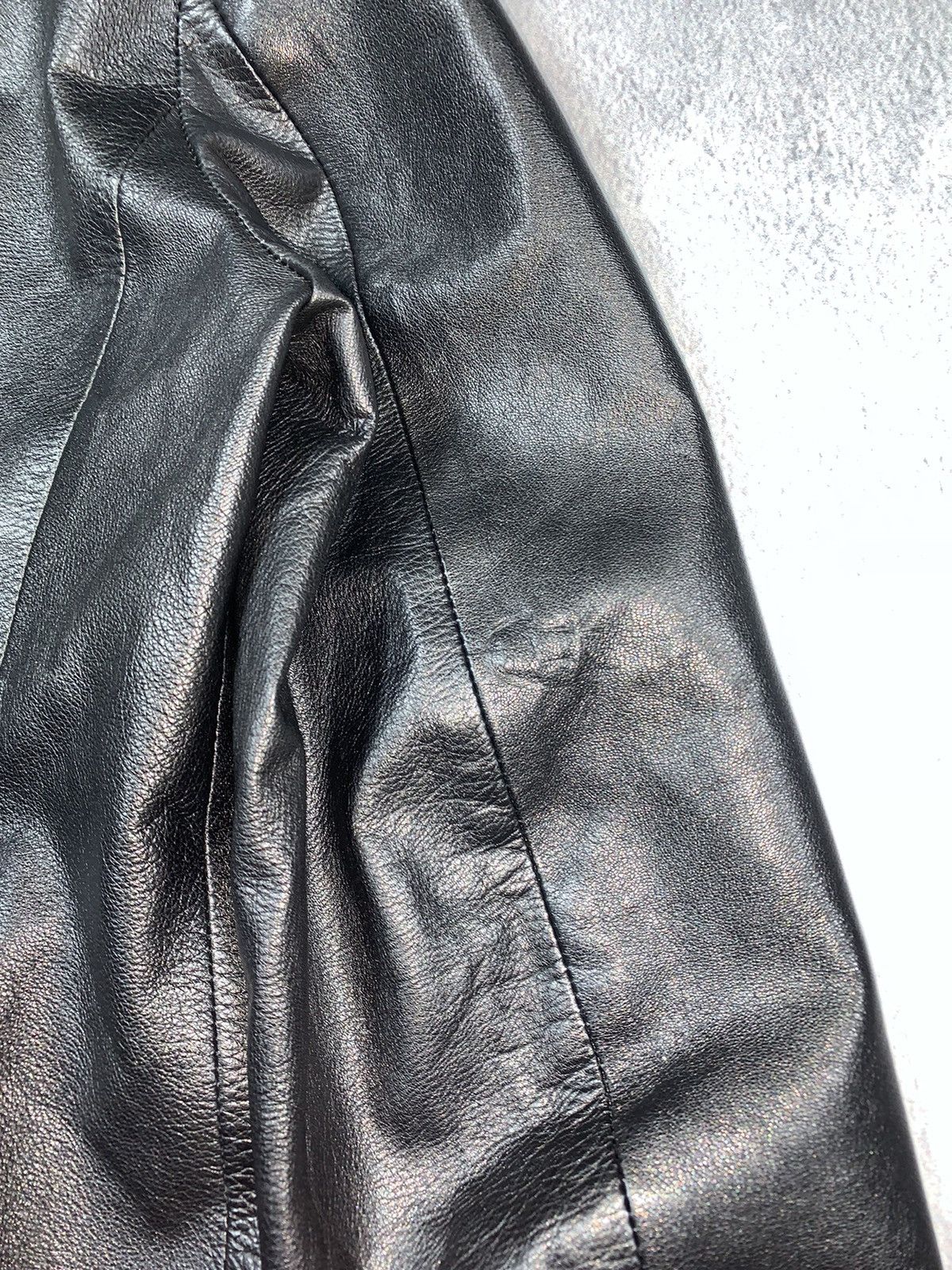Vintage Vintage 90s Japan leather blazer jacket AvantGarde bondage Size S / US 4 / IT 40 - 16 Thumbnail