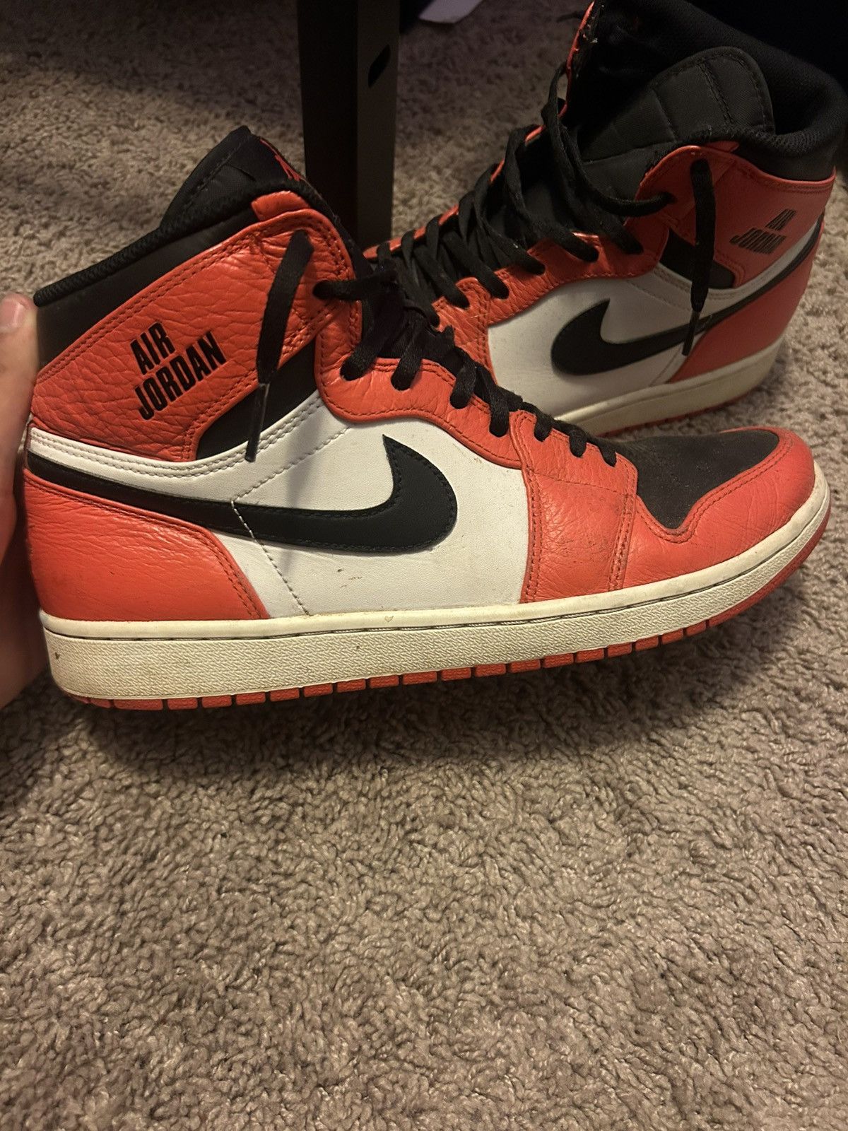 Nike Jordan 1 retro high ‘rare air-max orange’ Size US 10 / EU 43 - 1 Thumbnail