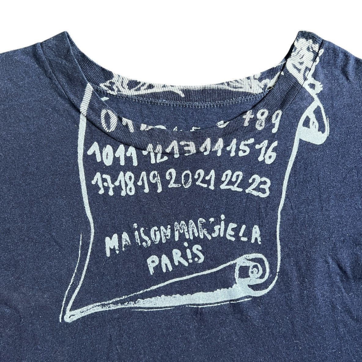 Maison Margiela Maison Martin Margiela Scroll Manuscript T-Shirt Logo print Size US M / EU 48-50 / 2 - 2 Thumbnail