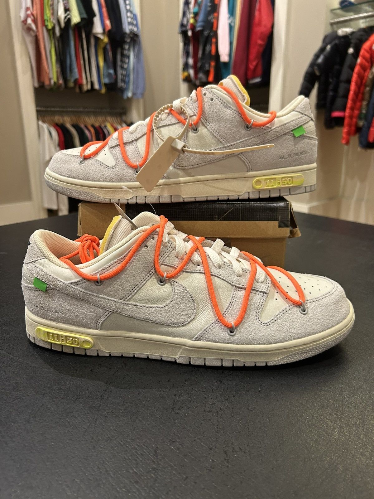 Nike Nike Dunk Low ‘Off-White Lot 11’ Size US 14 / EU 47 - 1 Thumbnail