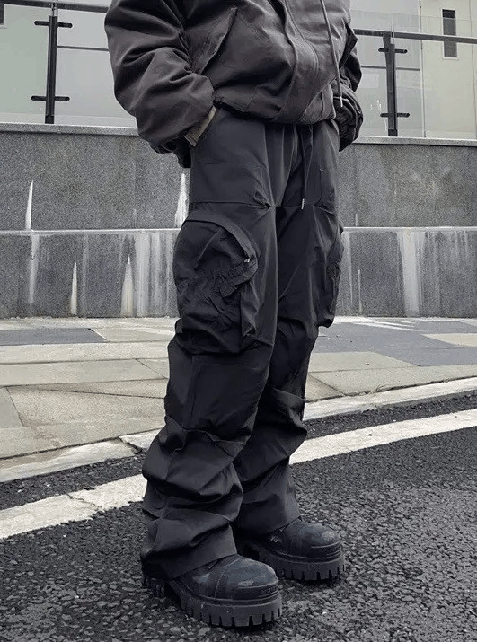 Japanese Brand × Vintage Utility grunge multi pocket nylon pants Size US 32 / EU 48 - 3 Thumbnail