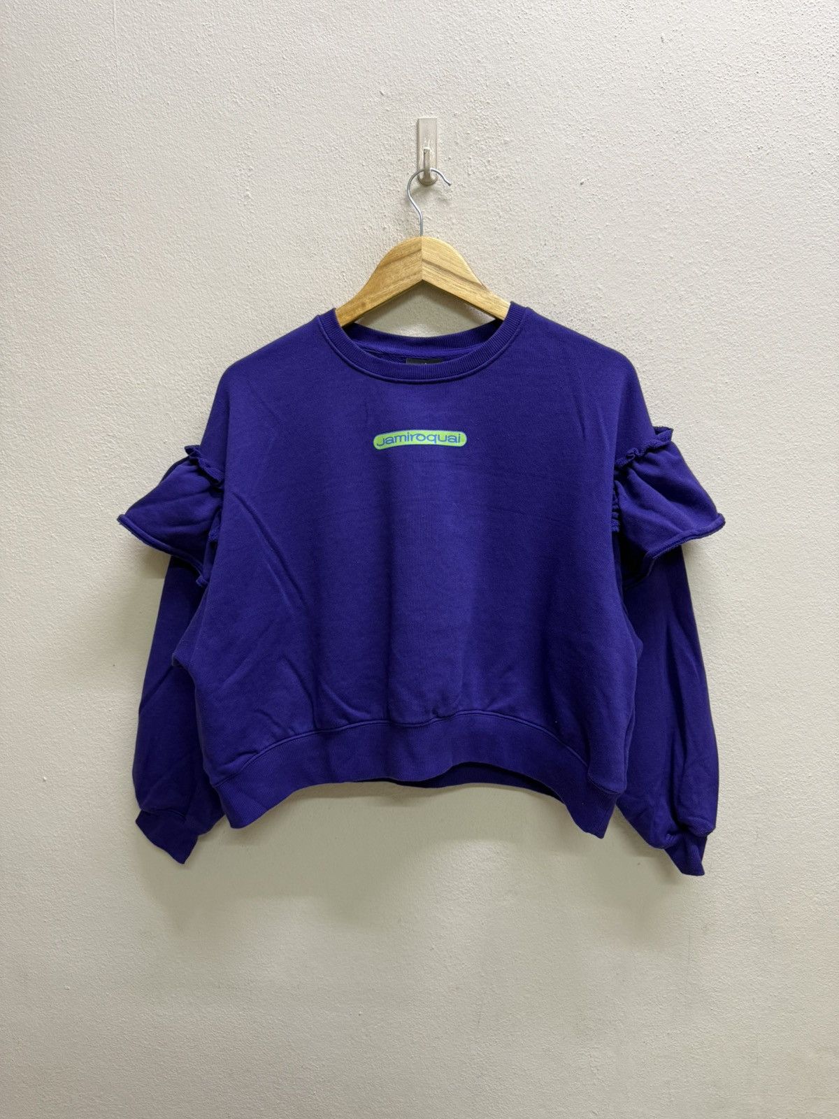 Japanese Brand Niko and x Jamiroquai frill pullover crop sweatshirt Size L / US 10 / IT 46 - 14 Thumbnail