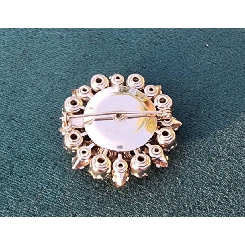 Designer Vintage Signed Weiss Brilliant Ice Rhinestone Cluster Brooch Size ONE SIZE - 3 Thumbnail