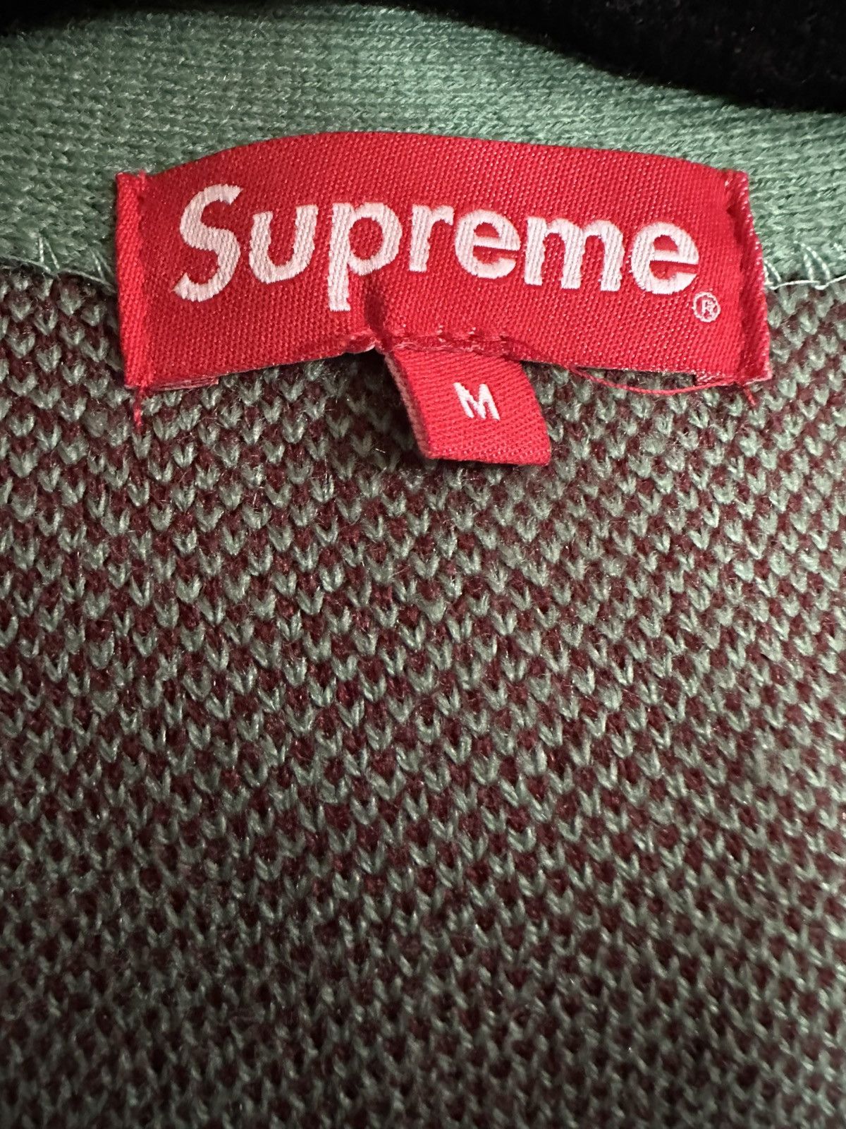 Supreme Supreme Brushed Checkerboard Cardigan - Mint, Medium Size US M / EU 48-50 / 2 - 5 Thumbnail