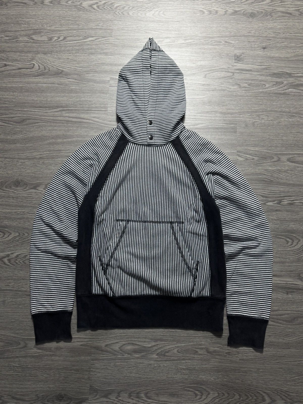 Engineered Garments Engineered Garments Strip Hoodie Size US S / EU 44-46 / 1 - 1 Thumbnail