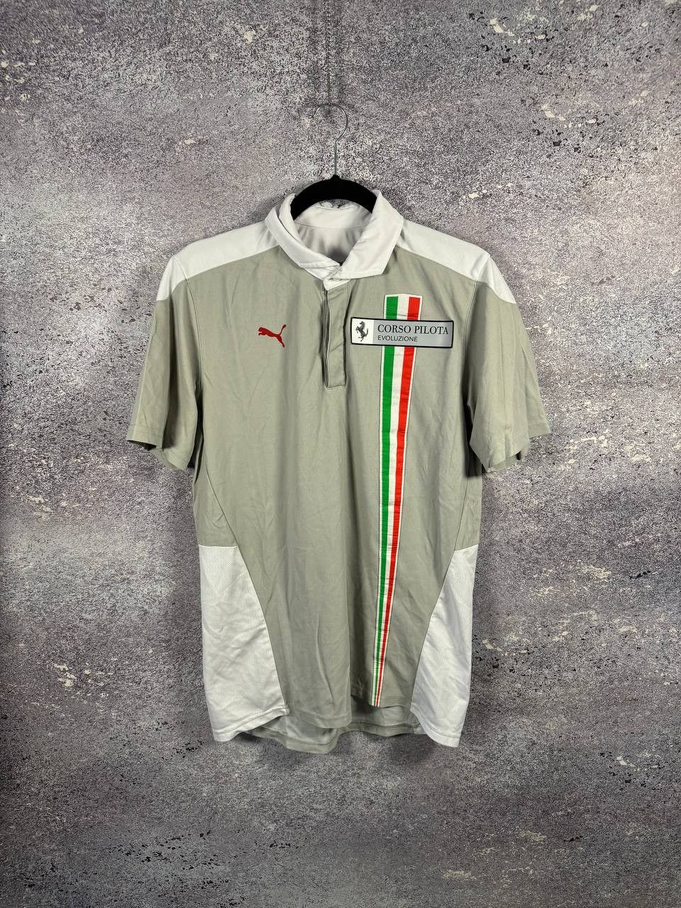 Ferrari × Formula 1 × Puma Vintage Puma Ferraru Corso Pilota Evoluzione Polo Shirt M sz Size US M / EU 48-50 / 2 - 1 Thumbnail